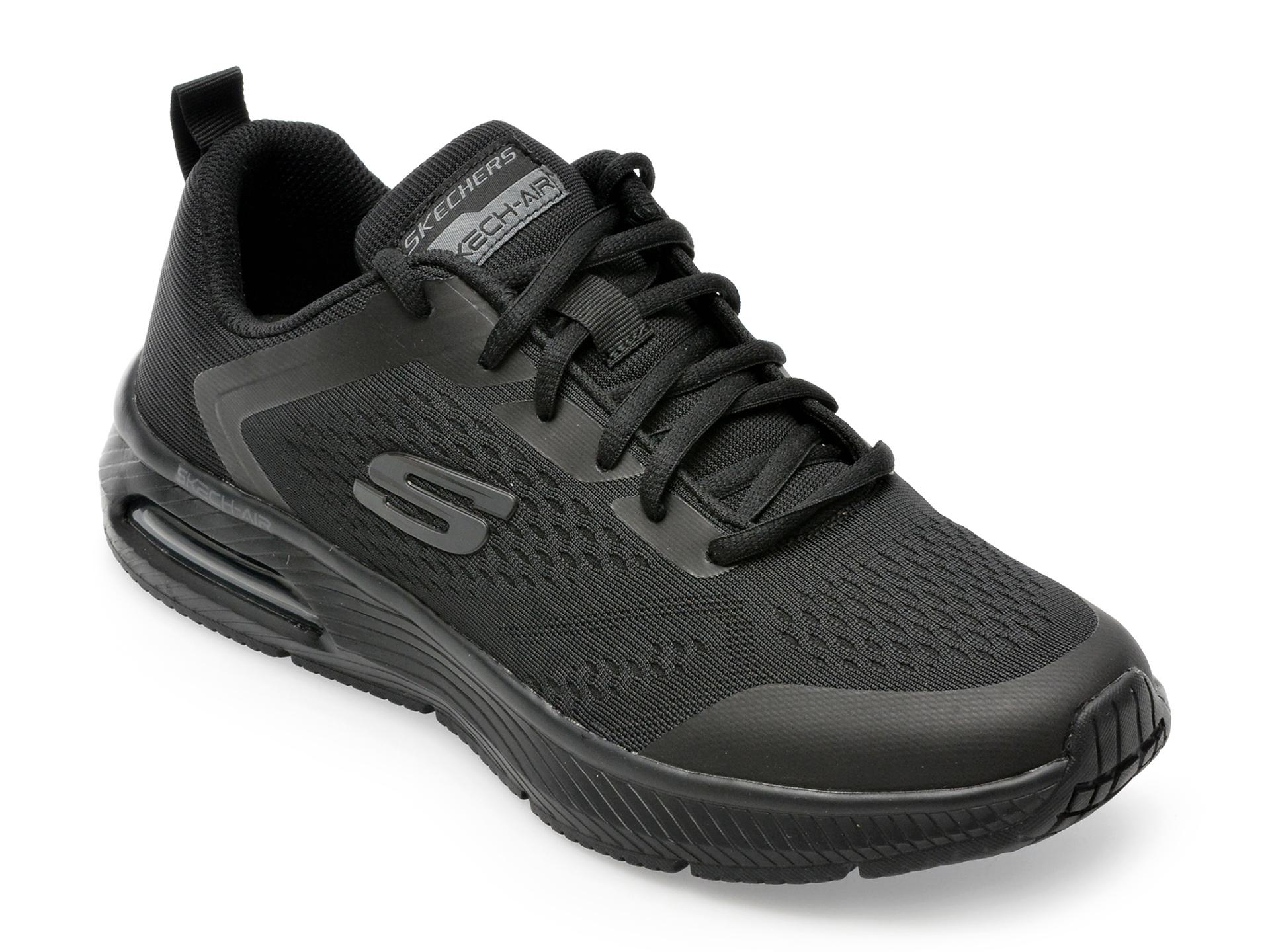 Pantofi SKECHERS negri, 52559, din material textil /barbati/pantofi