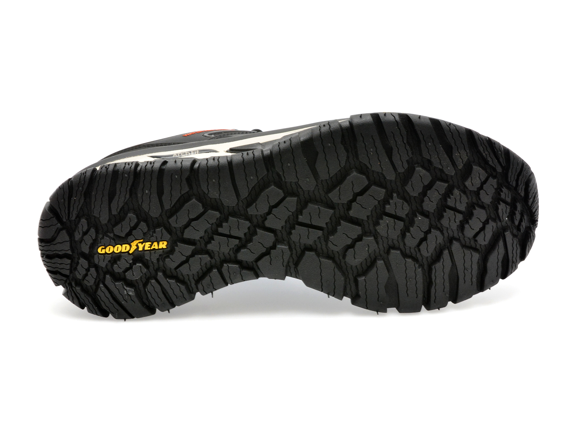 Pantofi SKECHERS negri, ARCH FIT ROAD WALKER, din piele ecologica