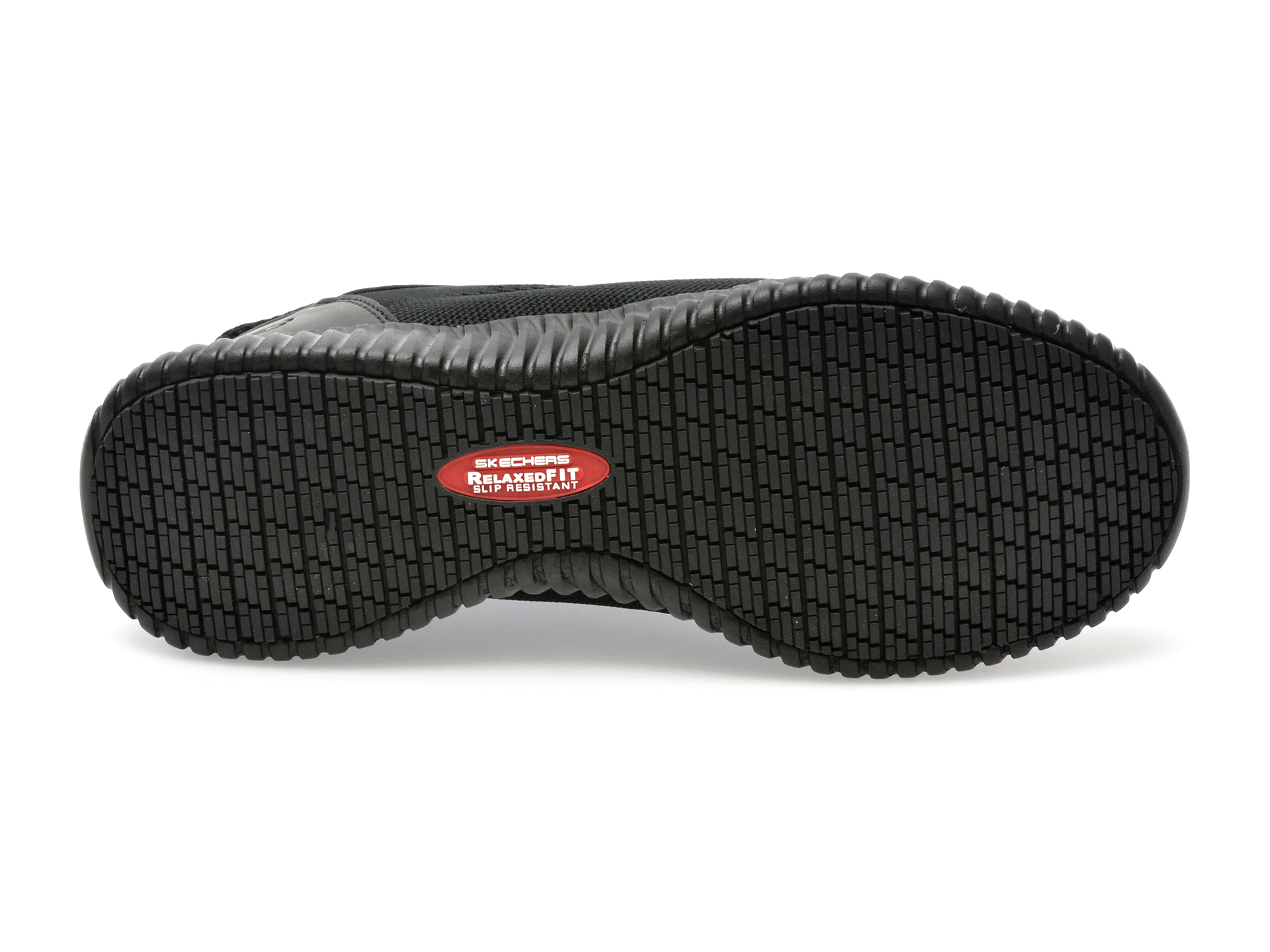 Pantofi SKECHERS negri, CESSNOCK, din material textil