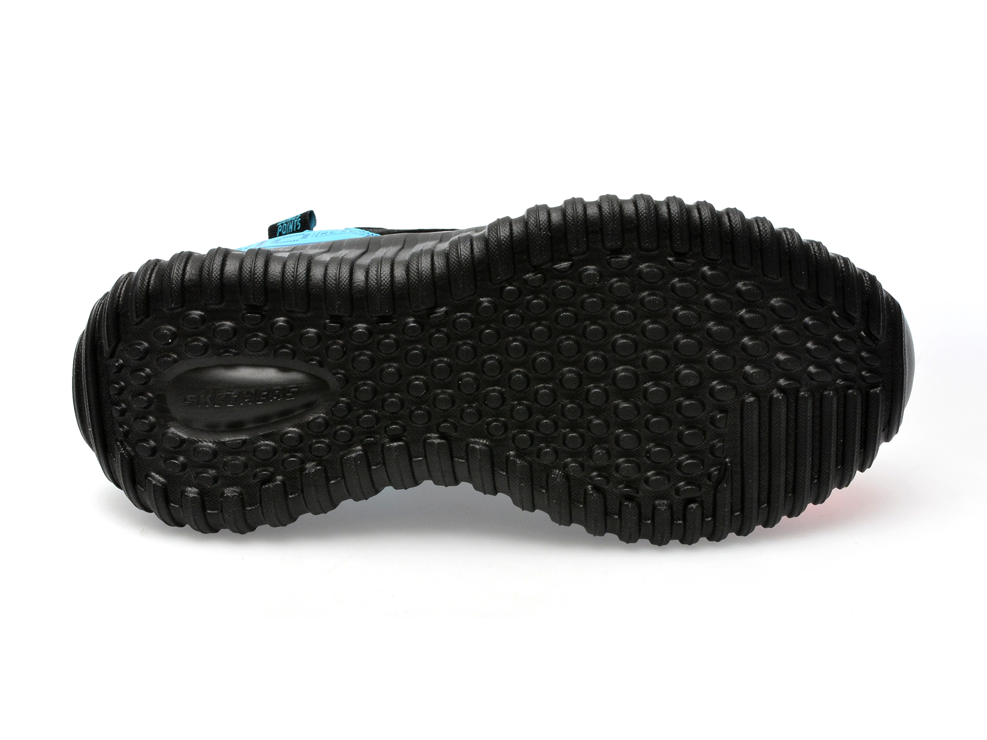 Pantofi SKECHERS negri, DEPTH CHARGE 2.0, din material textil