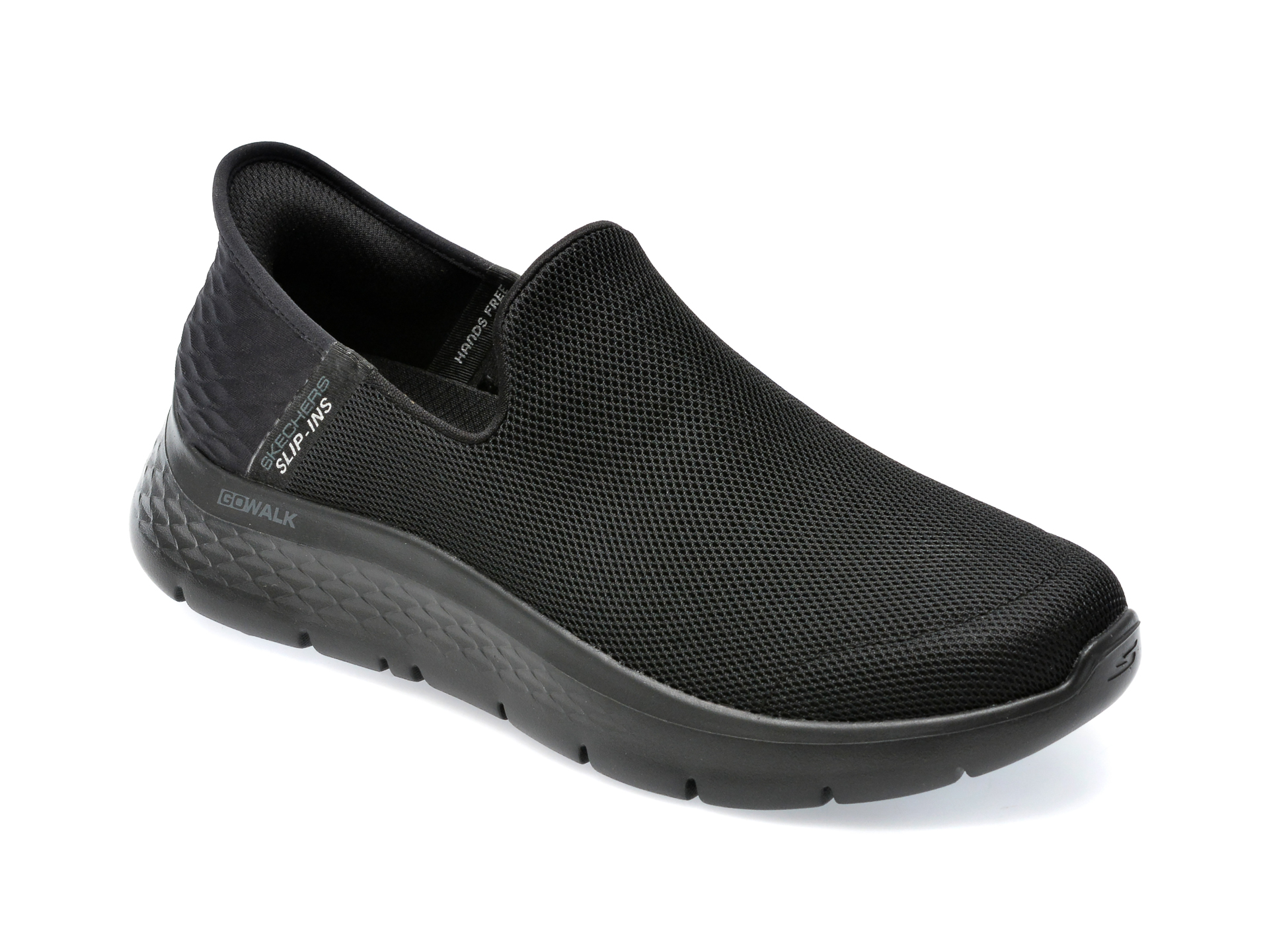 Pantofi SKECHERS negri, GO WALK FLEX, din material textil barbati 2023-05-28