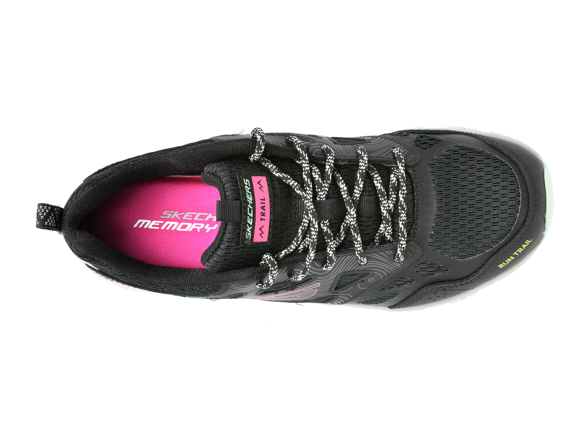 Pantofi SKECHERS negri, HILLCREST, din material textil /femei/pantofi imagine noua