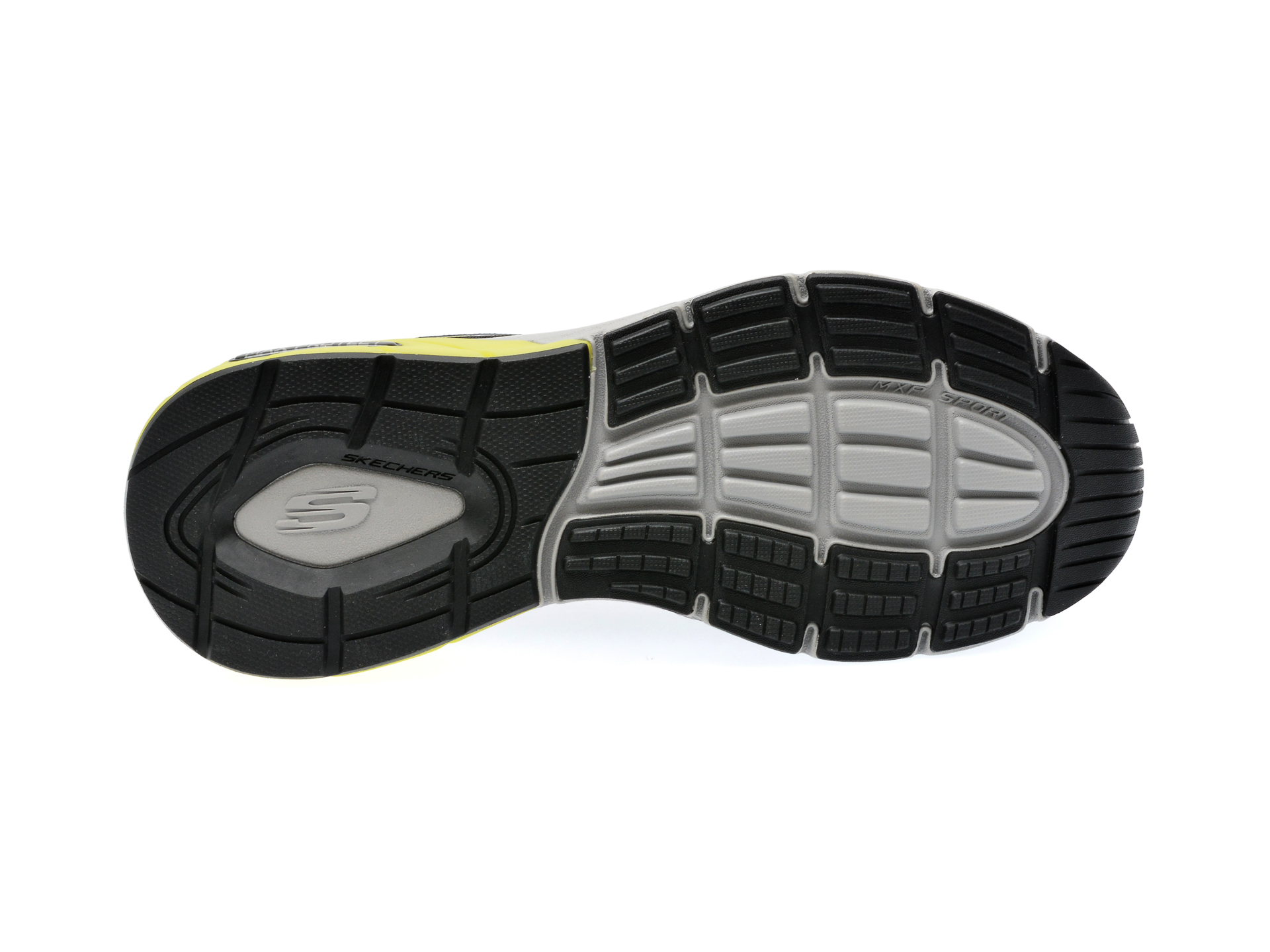 Poze Pantofi SKECHERS negri, MAX PROTECT SPORT, din material textil otter.ro