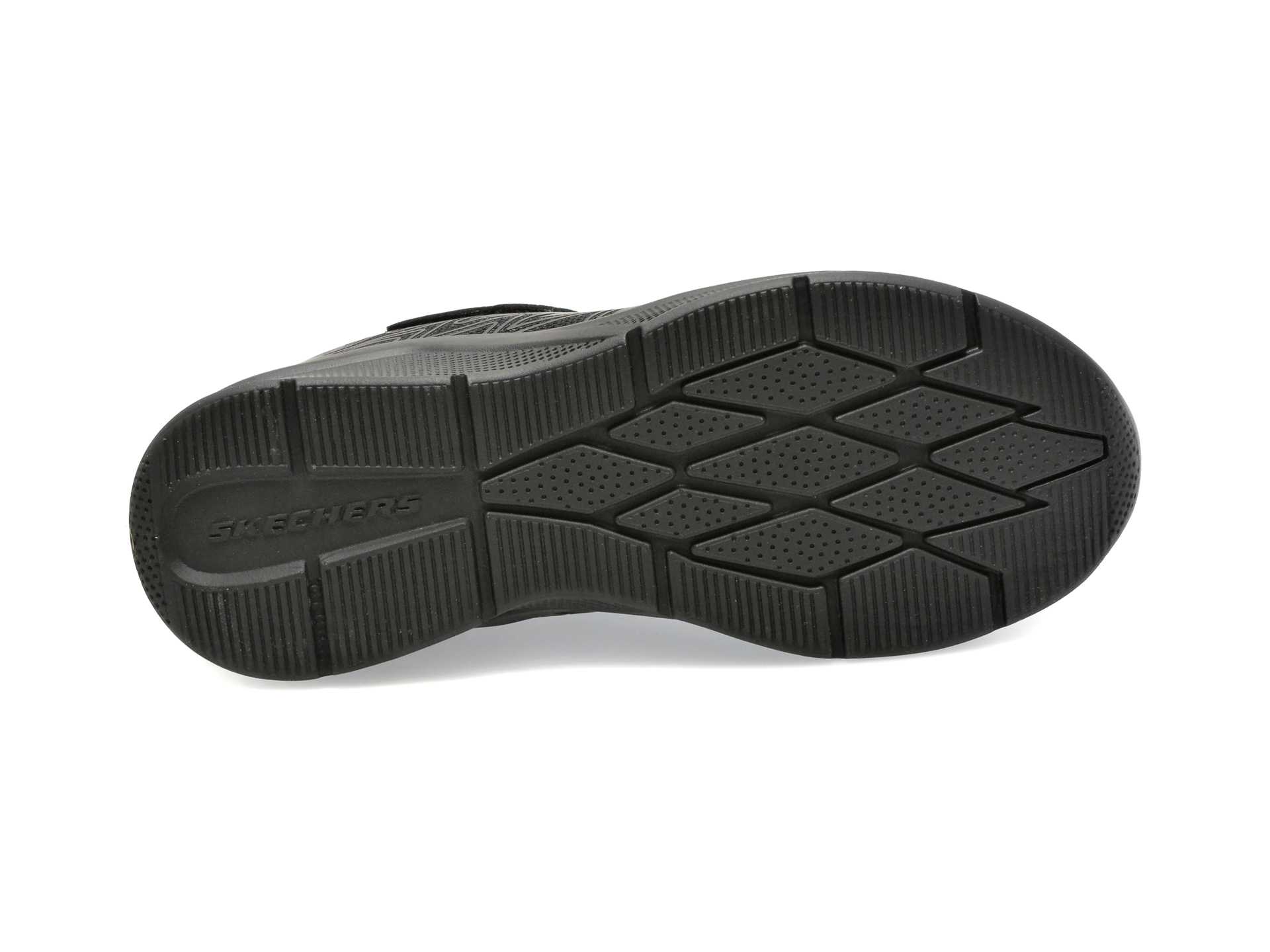 Pantofi SKECHERS negri, MICROSPEC, din material textil