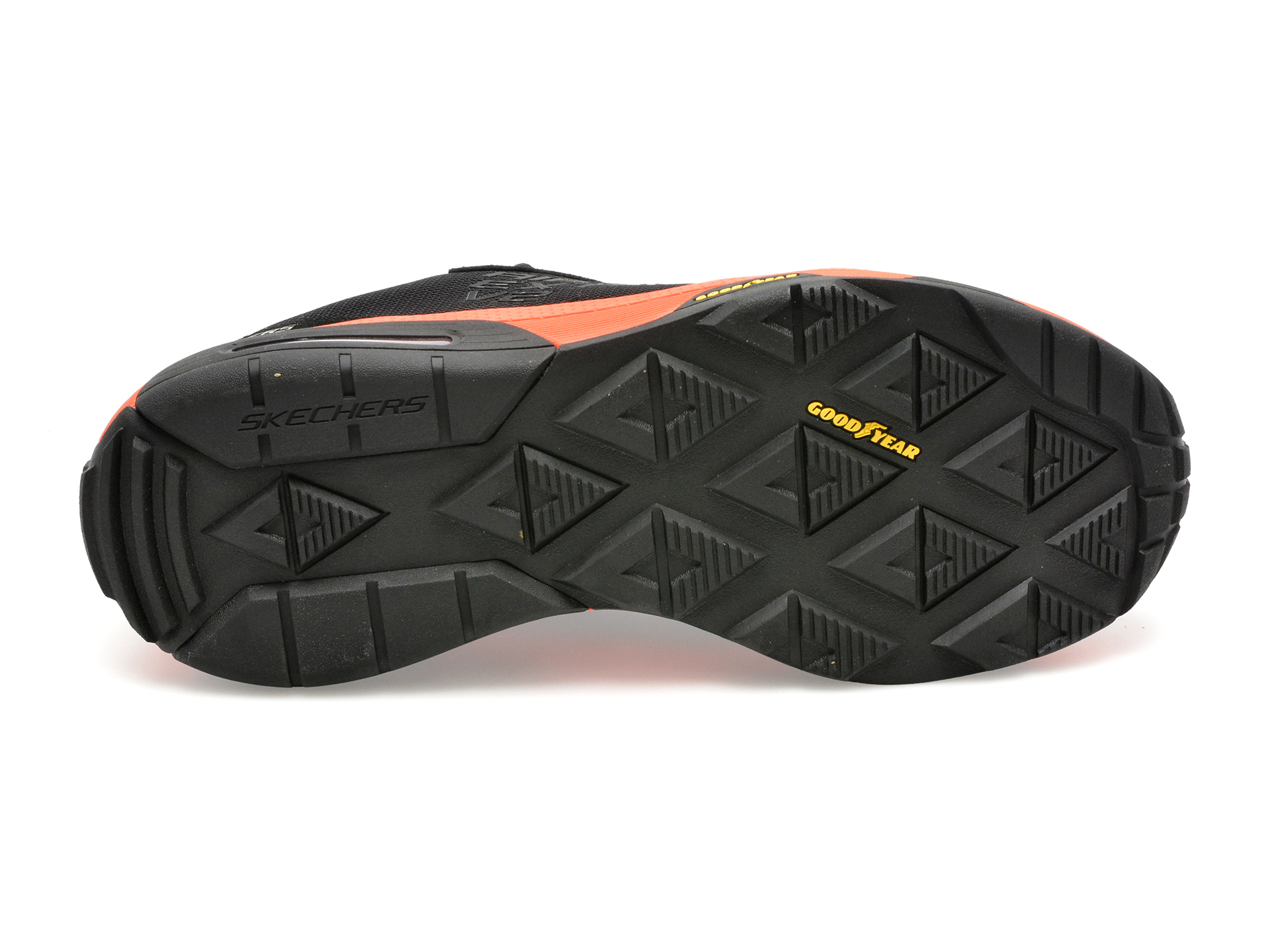 Pantofi SKECHERS negri, SKECH-AIR EXTREME V2, din material textil