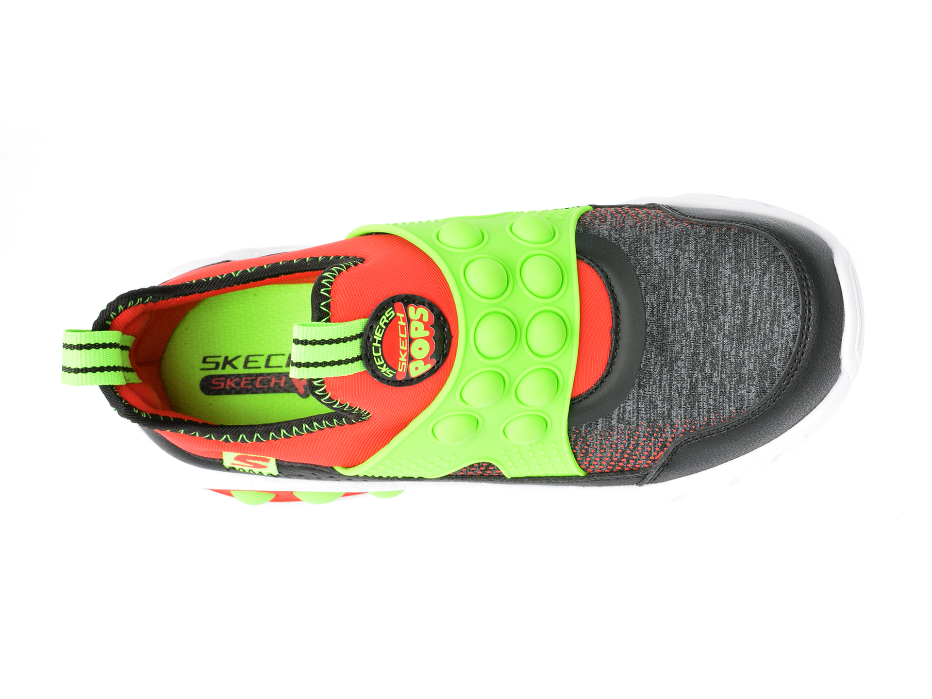 Poze Pantofi SKECHERS negri, SKECH POPS, din material textil otter.ro