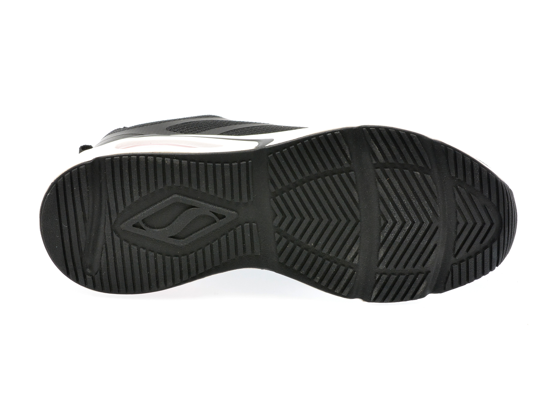 Pantofi SKECHERS negri, TRES-AIR UNO-REVOLUT, din material textil