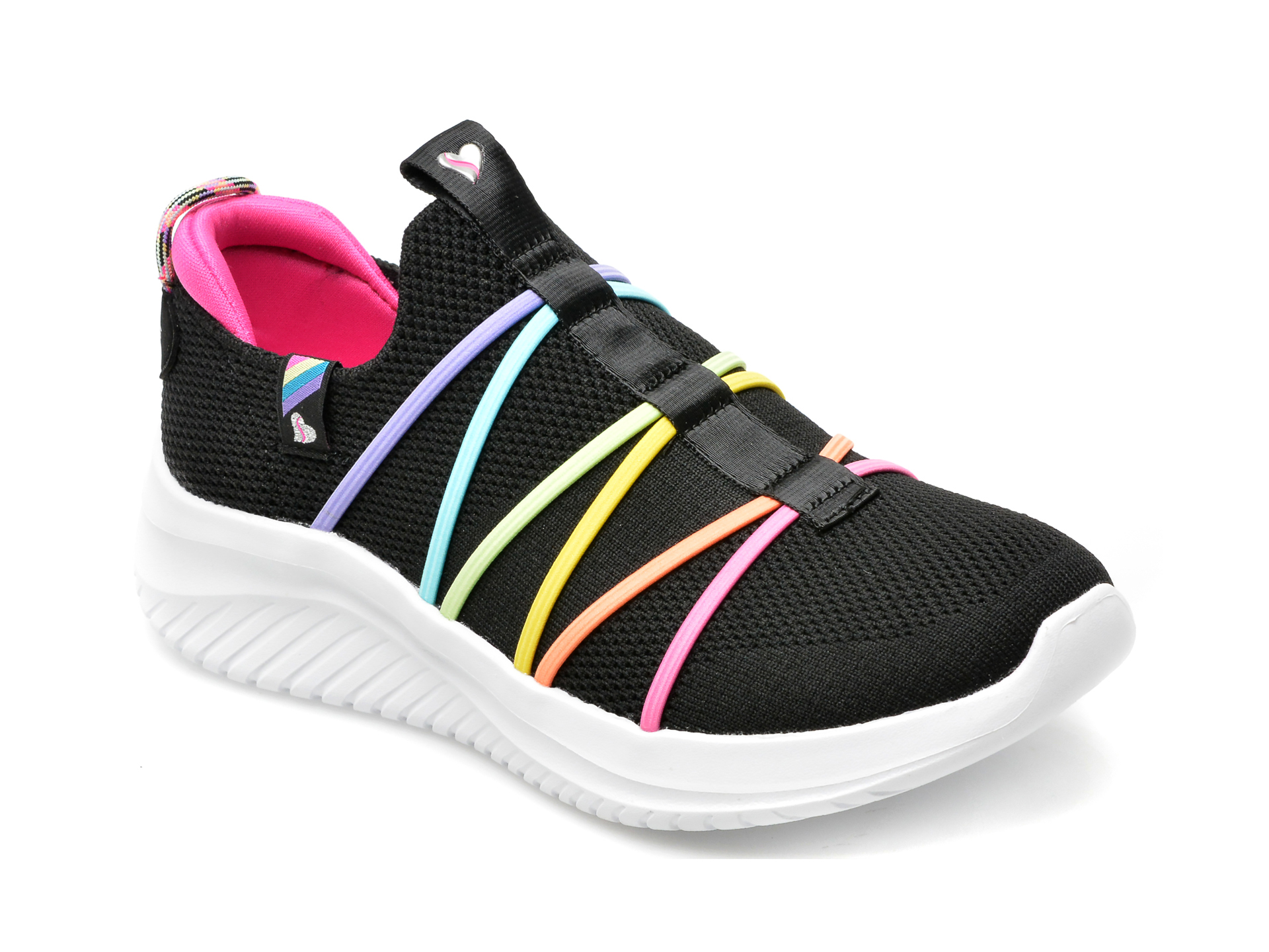 Pantofi SKECHERS negri, ULTRA FLEX 3.0, din material textil copii 2023-03-21