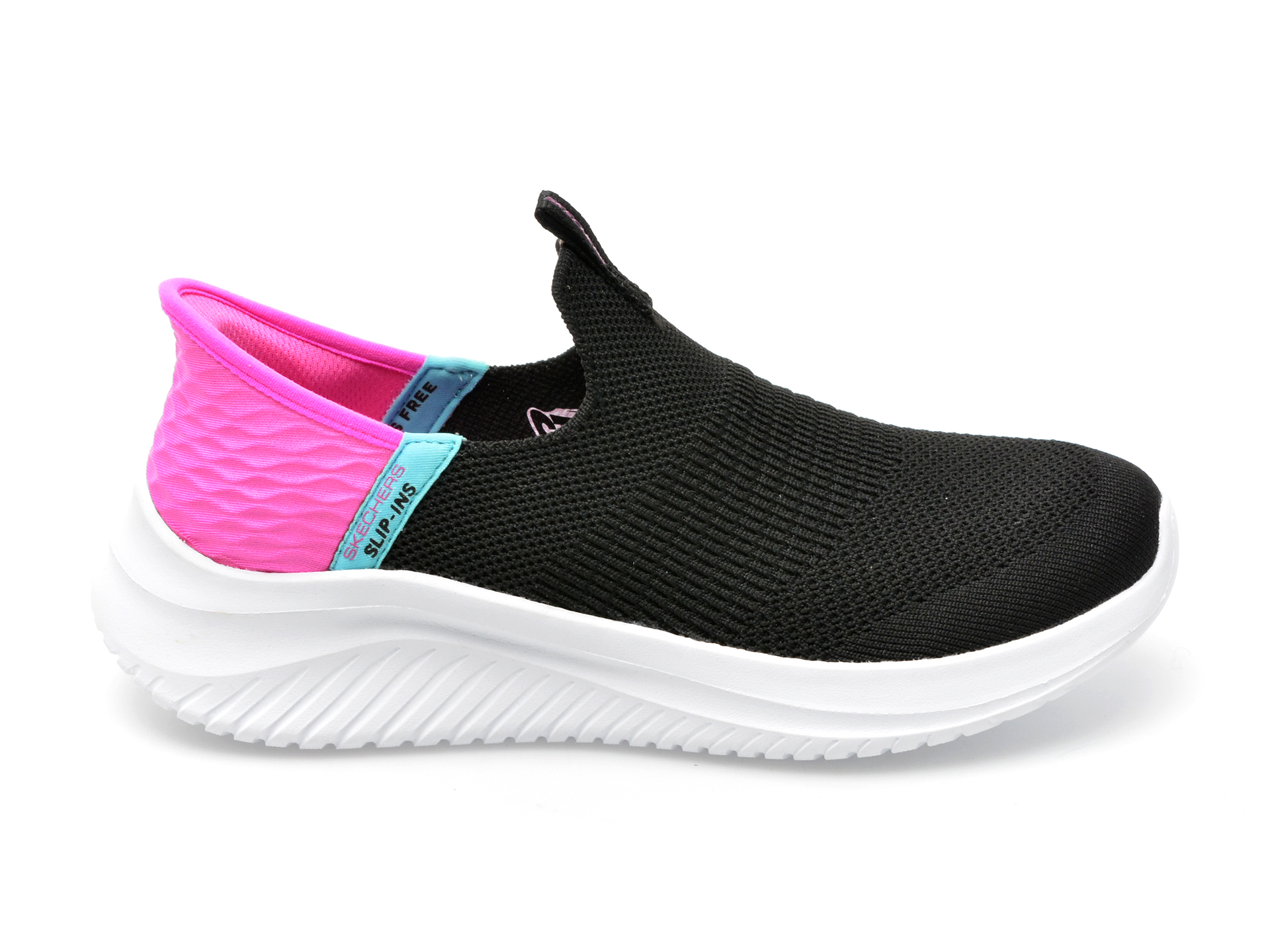 Pantofi SKECHERS negri, ULTRA FLEX 3.0, din material textil - 1