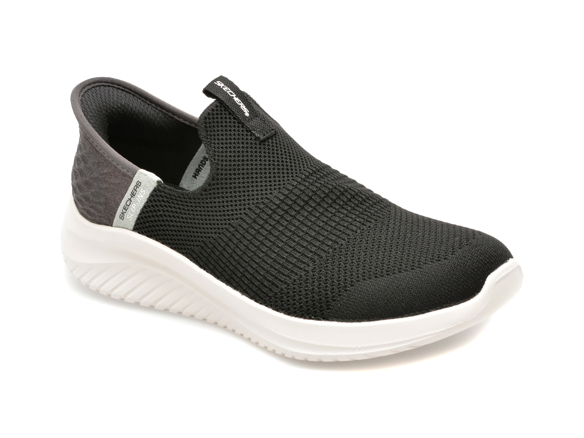 Pantofi SKECHERS negri, ULTRA FLEX 3.0, din material textil