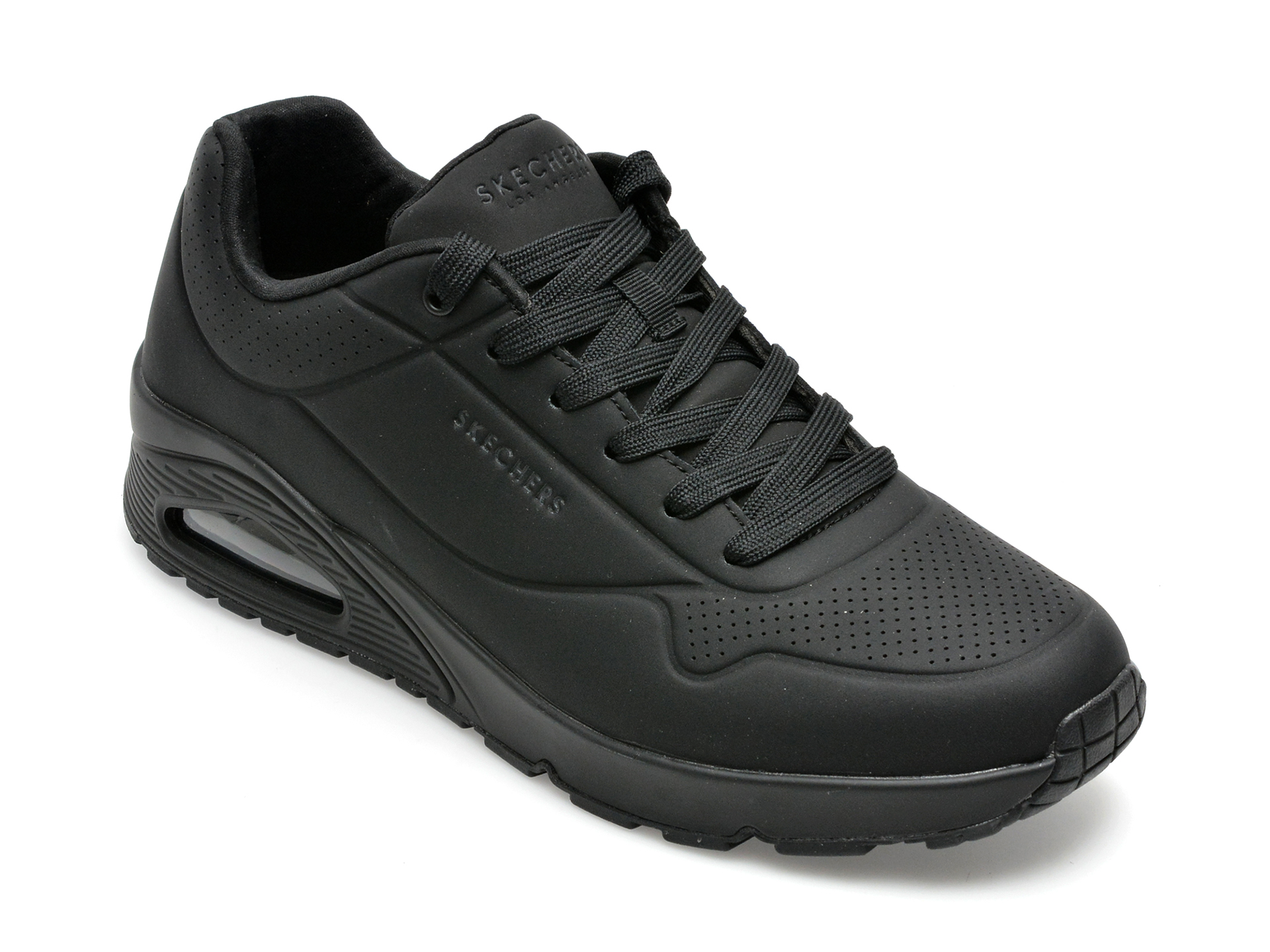Pantofi SKECHERS negri, UNO, din piele ecologica /barbati/pantofi