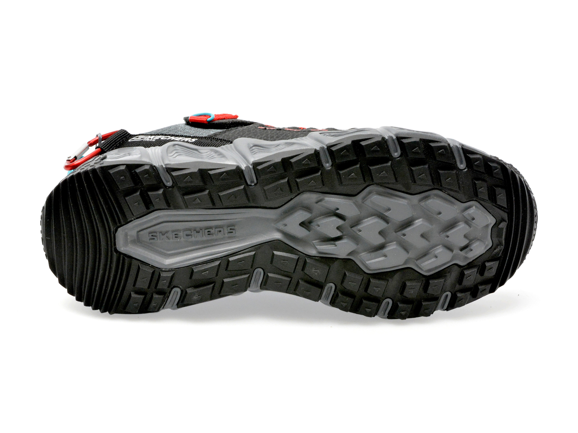 Pantofi SKECHERS negri, VELOCITREK-PRO SCO, din material textil
