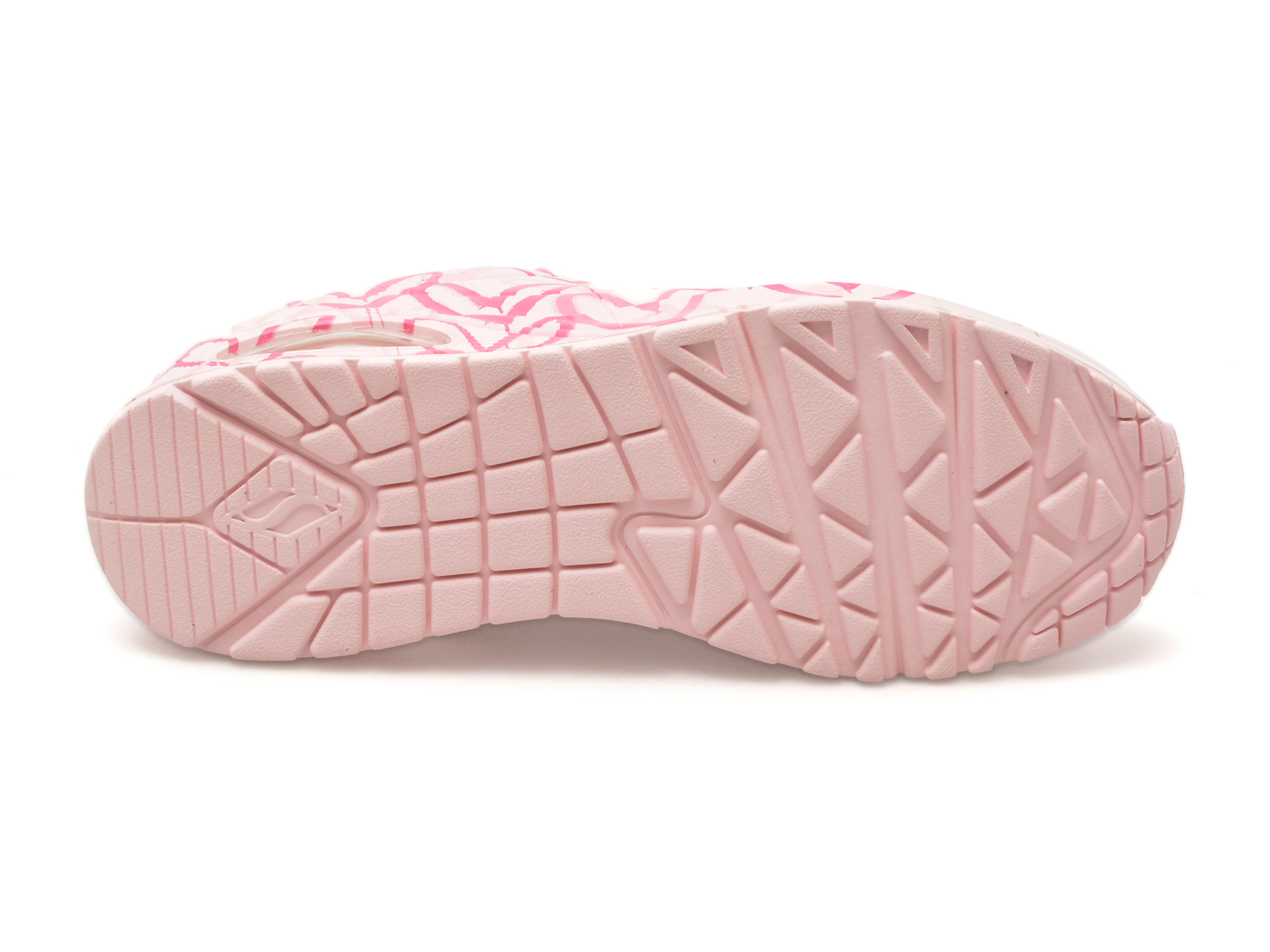 Pantofi SKECHERS roz, 155507, din piele ecologica