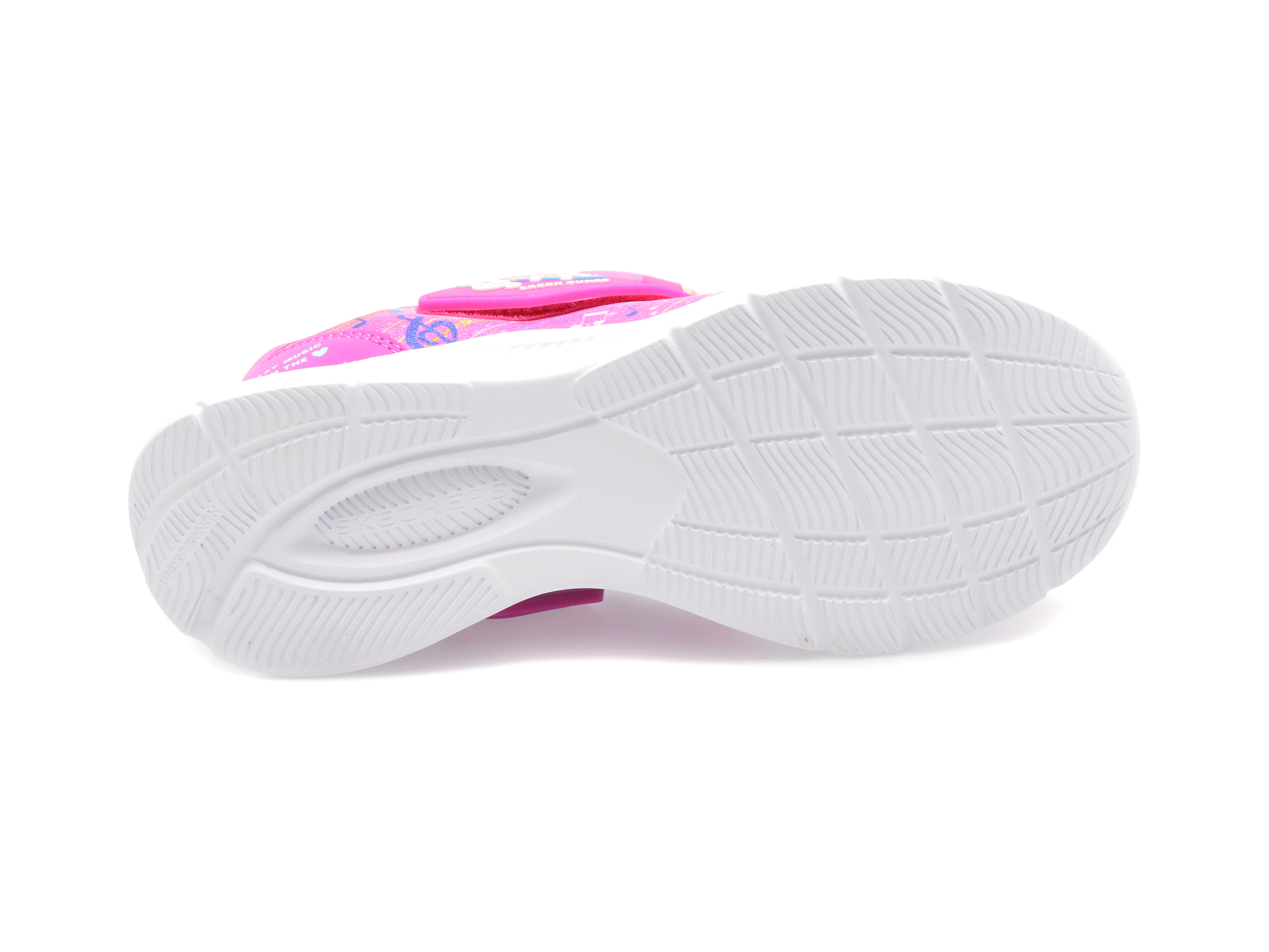 Pantofi SKECHERS roz, 302219L, din piele ecologica