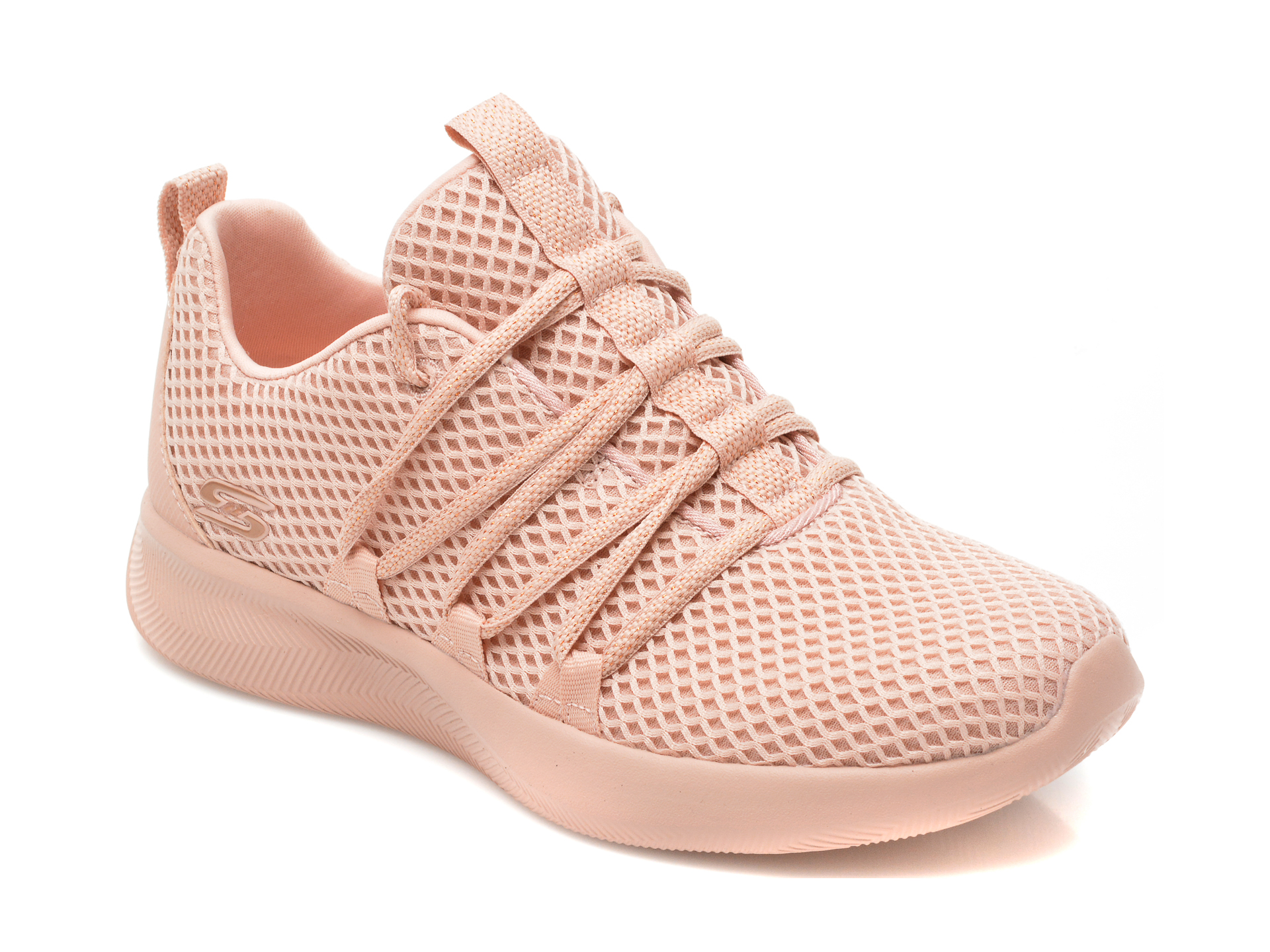 Pantofi SKECHERS roz, BOBS SQUAD 2, din material textil otter.ro imagine super redus 2022