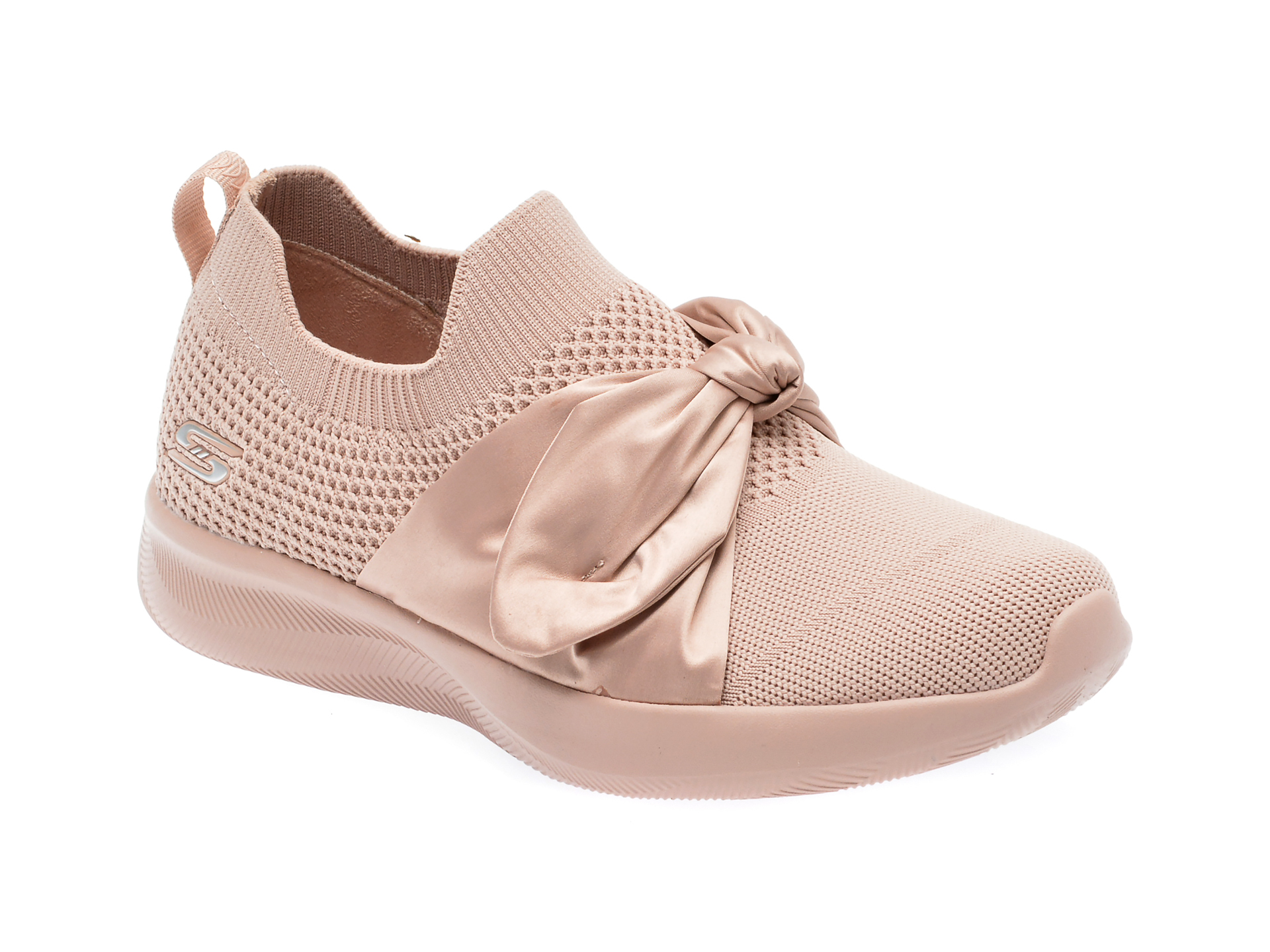 Pantofi SKECHERS roz, BOBS SQUAD 2, din material textil /femei/pantofi imagine super redus 2022