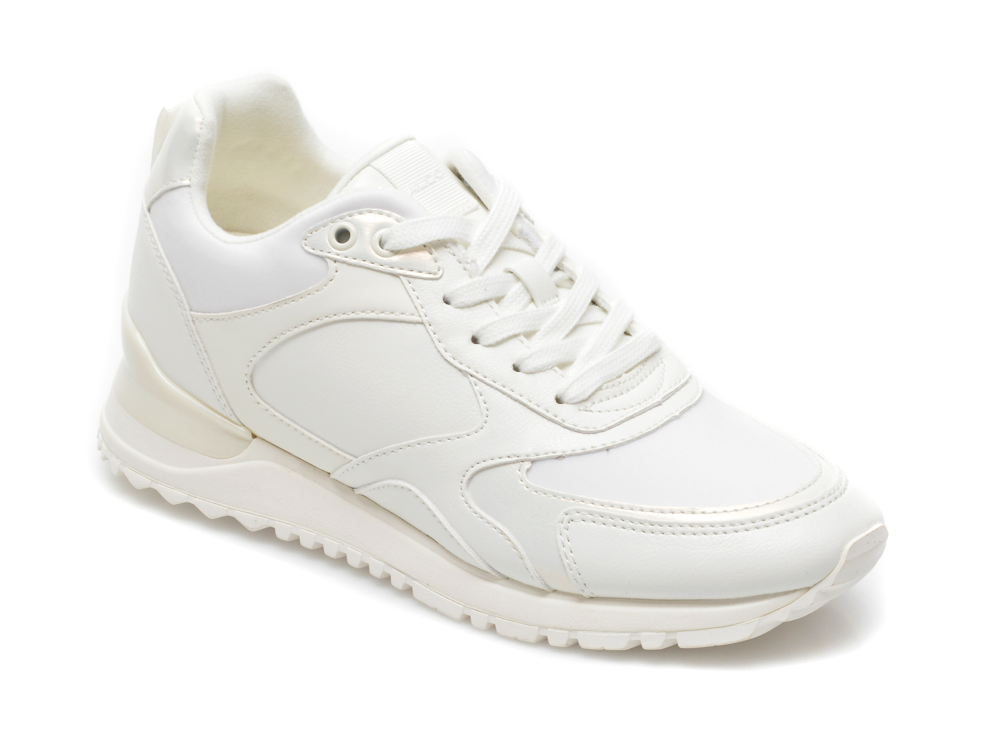 Pantofi sport ALDO albi, 13240903, din material textil si piele ecologica Aldo