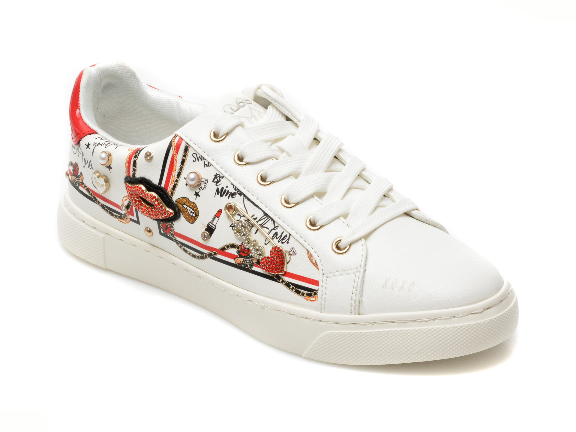 Pantofi sport ALDO albi, 13370510, din piele ecologica Aldo