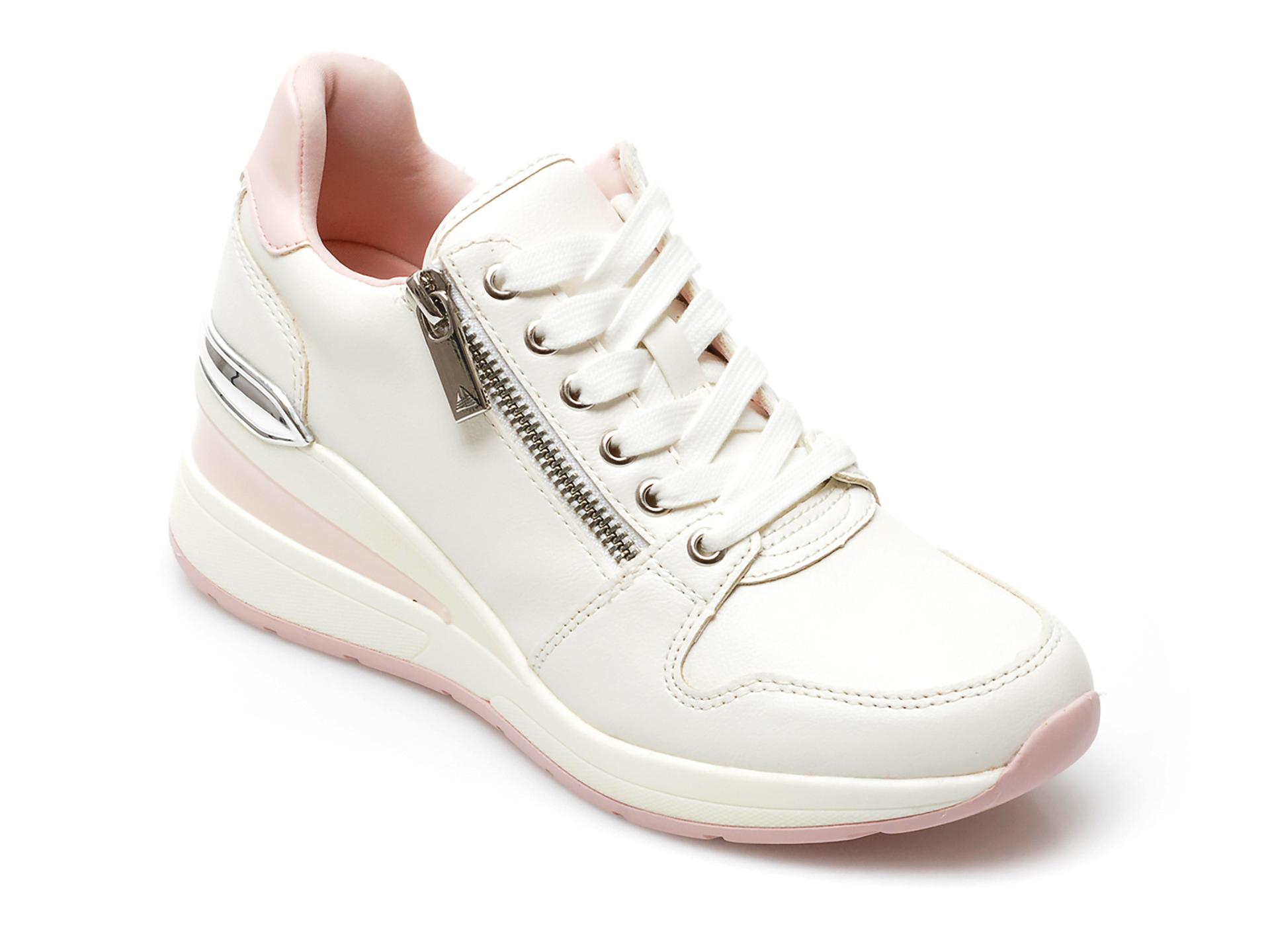 Pantofi sport ALDO albi, ADWIWIAH690, din piele ecologica 2023 ❤️ Pret Super Black Friday otter.ro imagine noua 2022