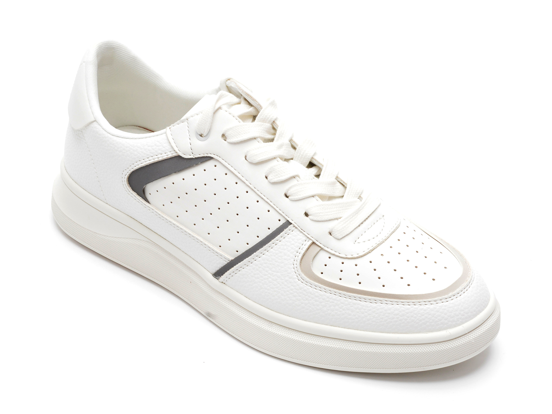 Pantofi sport ALDO albi, DRISHTIA100, din piele ecologica
