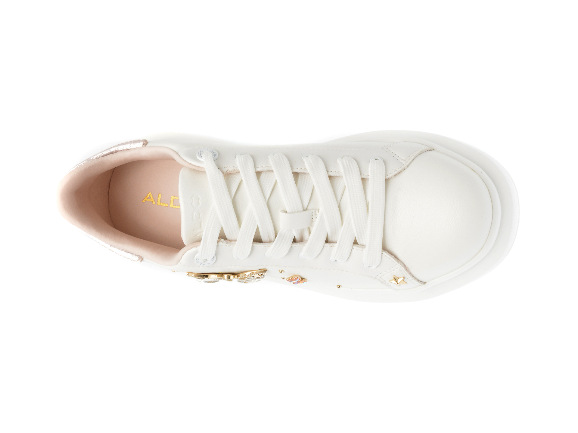 Poze Pantofi sport ALDO albi, GWAOSSI100, din piele ecologica