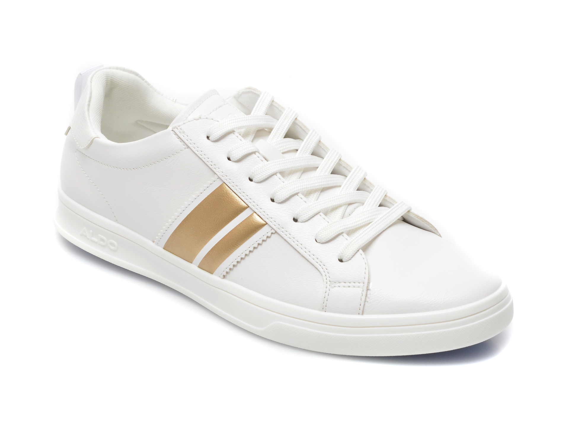 Pantofi sport ALDO albi, Malisien100, din piele ecologica Aldo