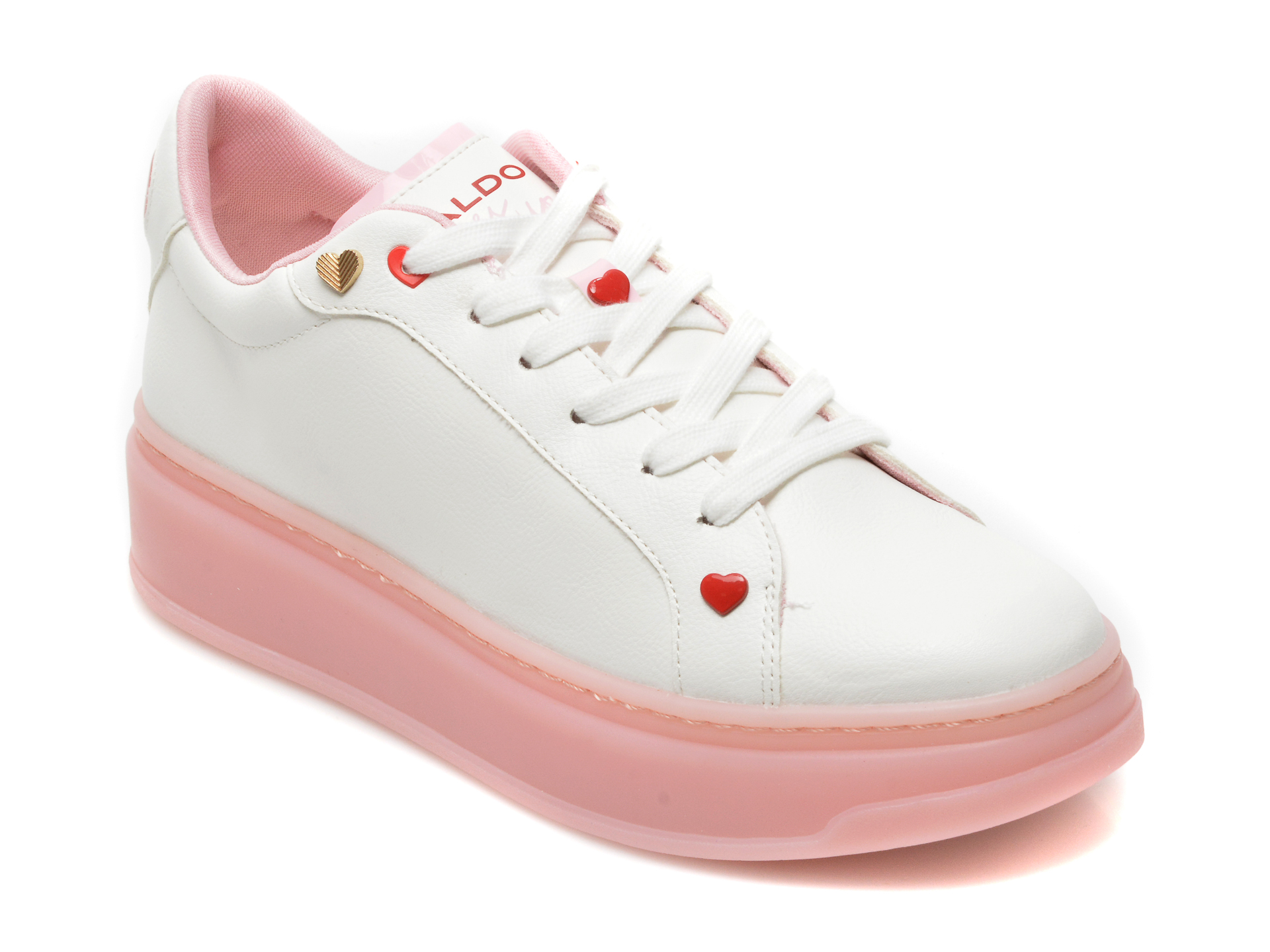 Pantofi sport ALDO albi, ROSECLOUD110, din piele ecologica