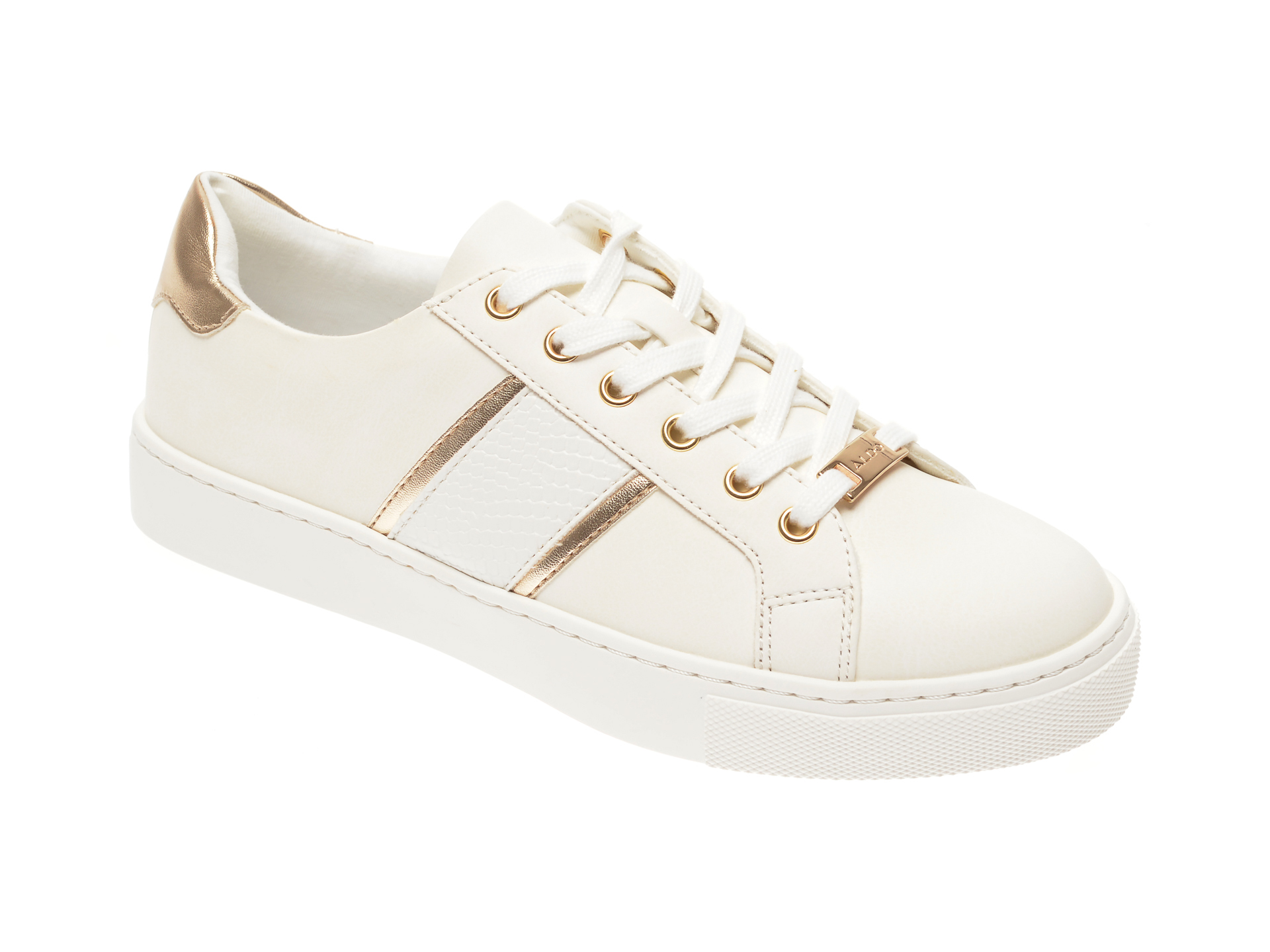 Pantofi sport ALDO albi Strelley710, din piele ecologica
