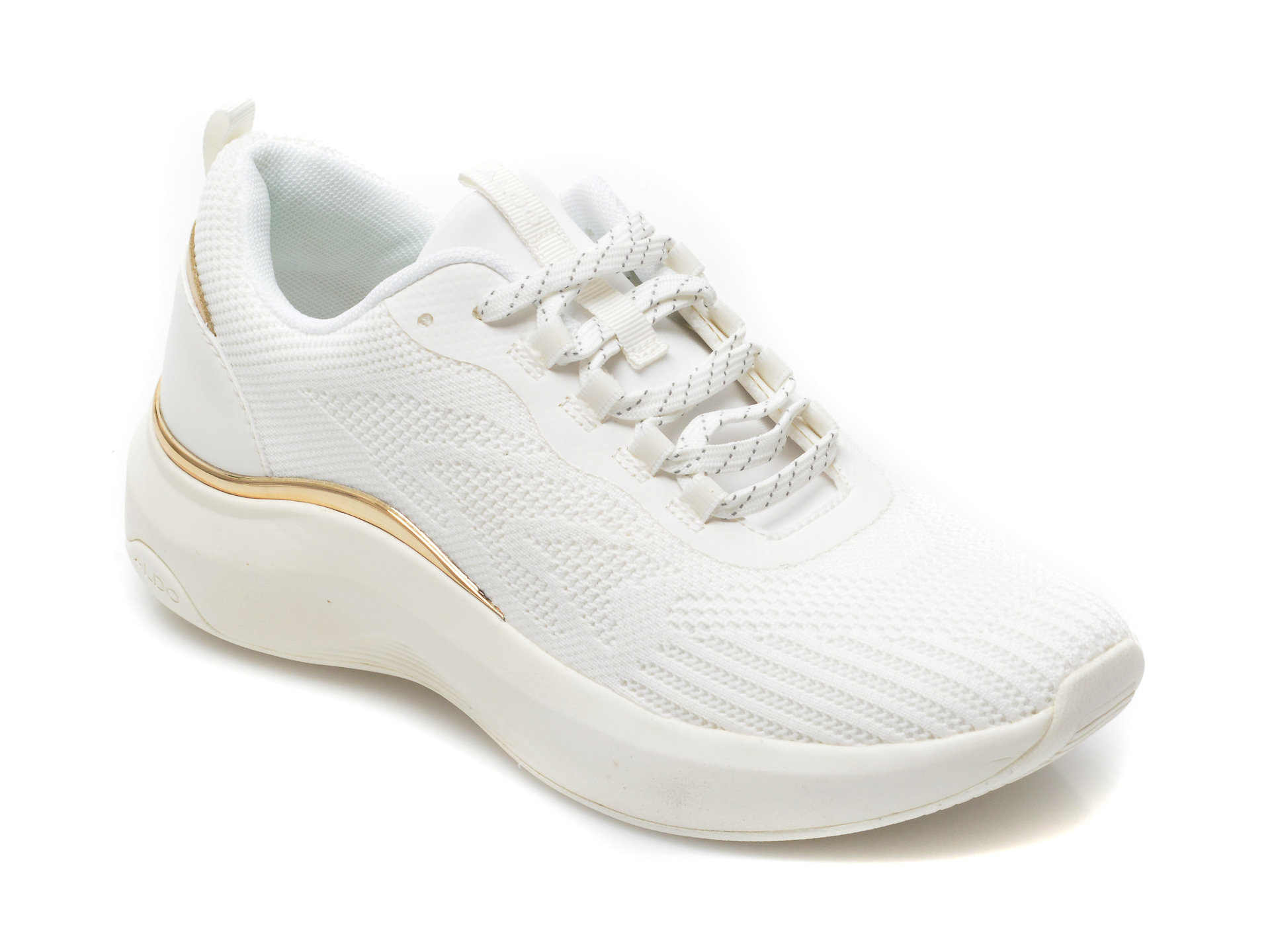 Pantofi sport ALDO albi, WILLO100, din material textil Aldo imagine super redus 2022