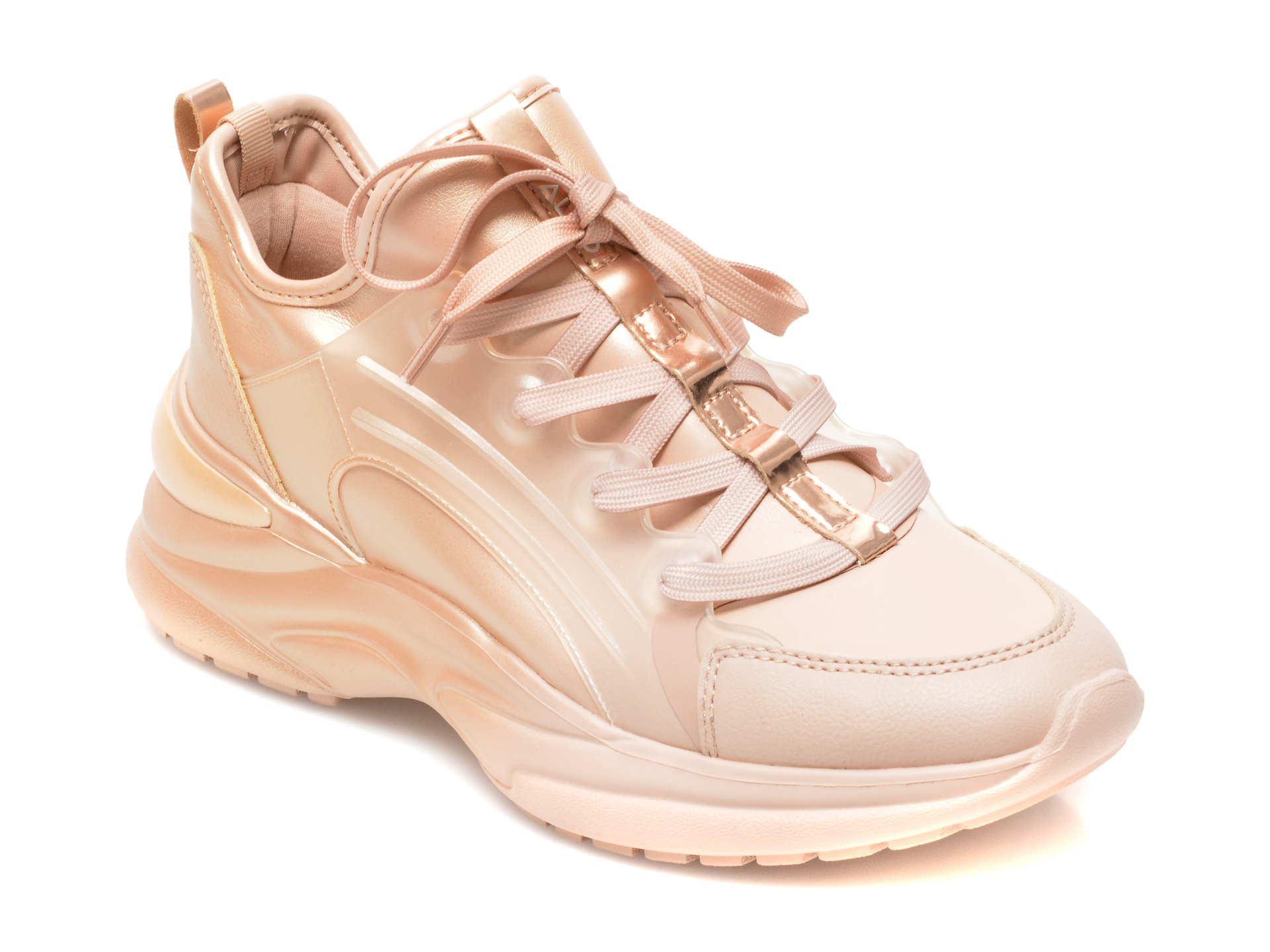 Pantofi sport ALDO aurii, DWARDONIII962, din piele ecologica /femei/pantofi imagine noua