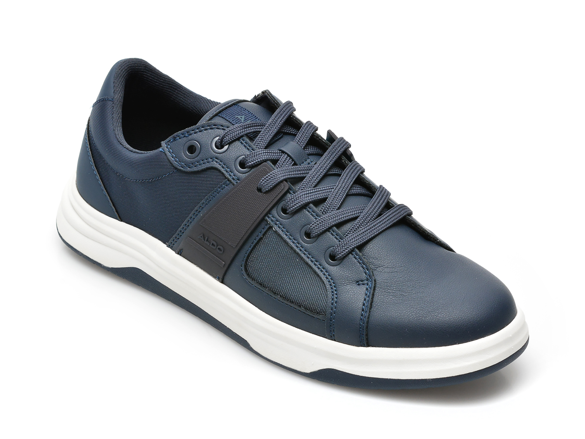 Pantofi sport ALDO bleumarin, MAKAU410, din material textil si piele ecologica