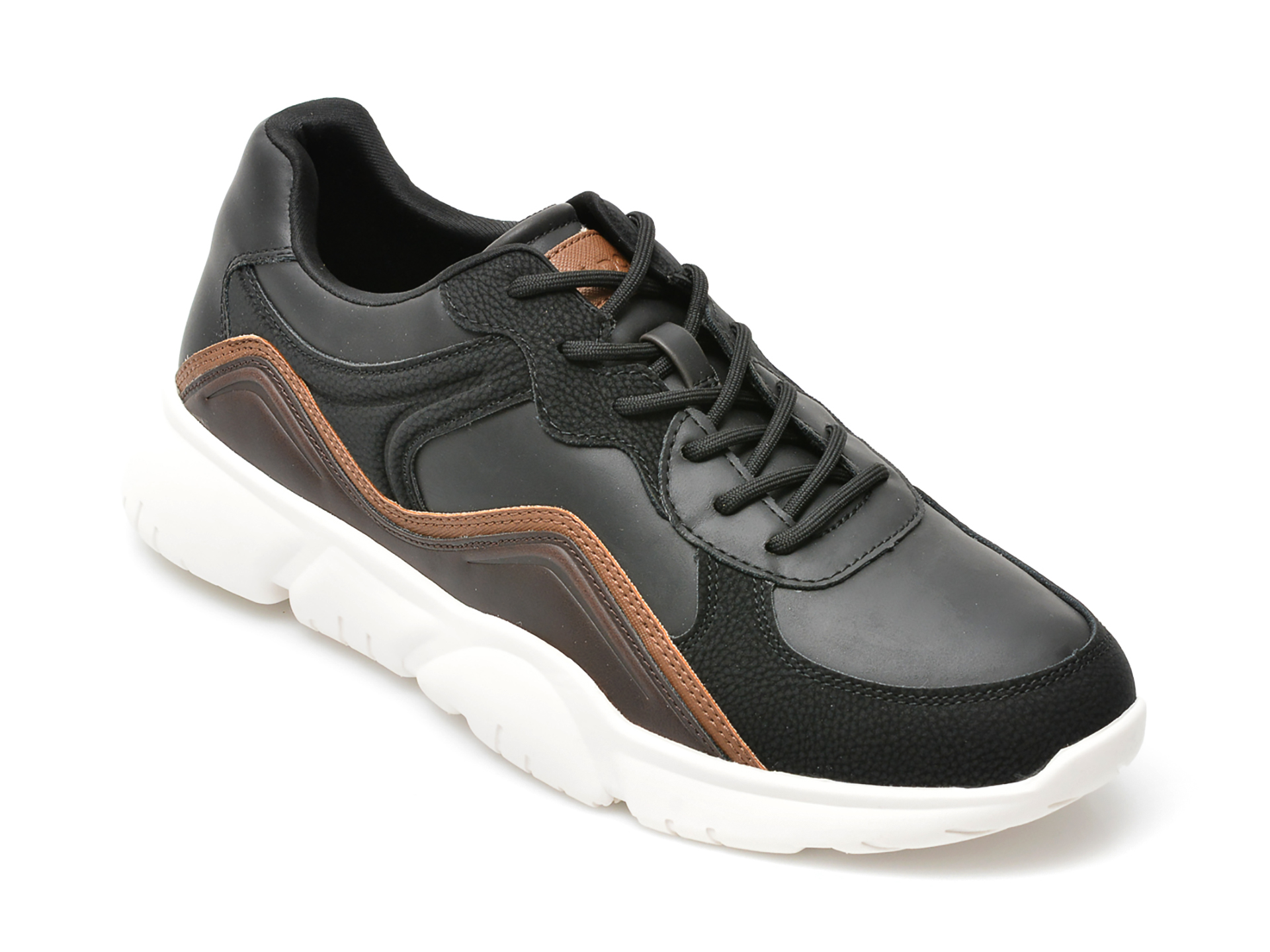 Pantofi sport ALDO negri, ANYAN001, din piele ecologica