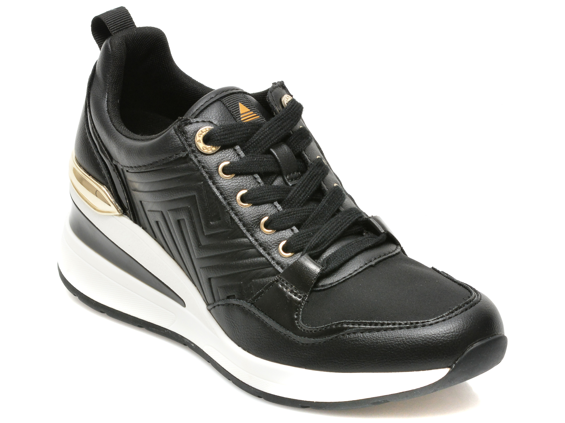 Pantofi sport ALDO negri, ASILAHAN001, din piele ecologica