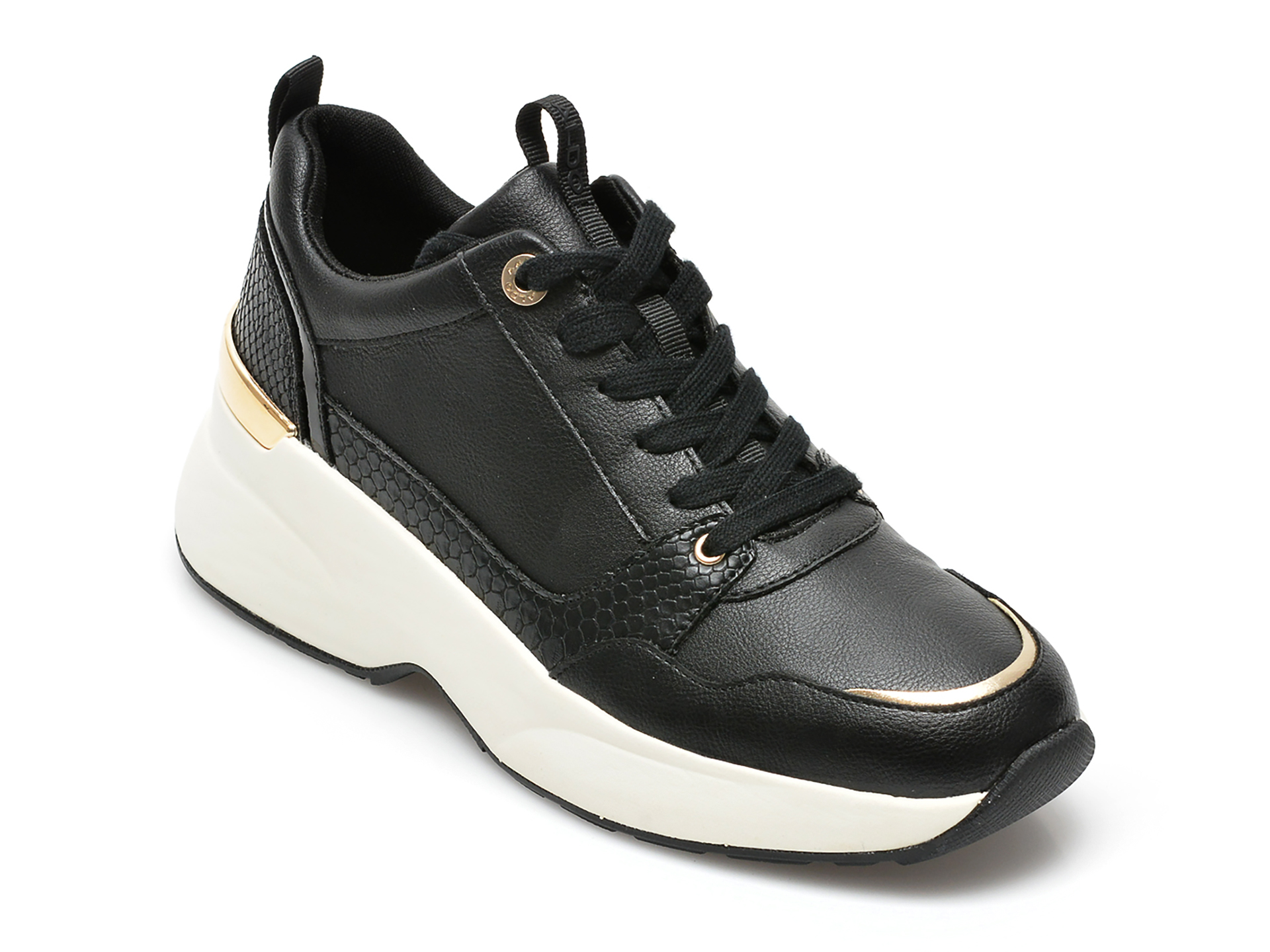 Pantofi sport ALDO negri, FEELGOOD001, din piele ecologica