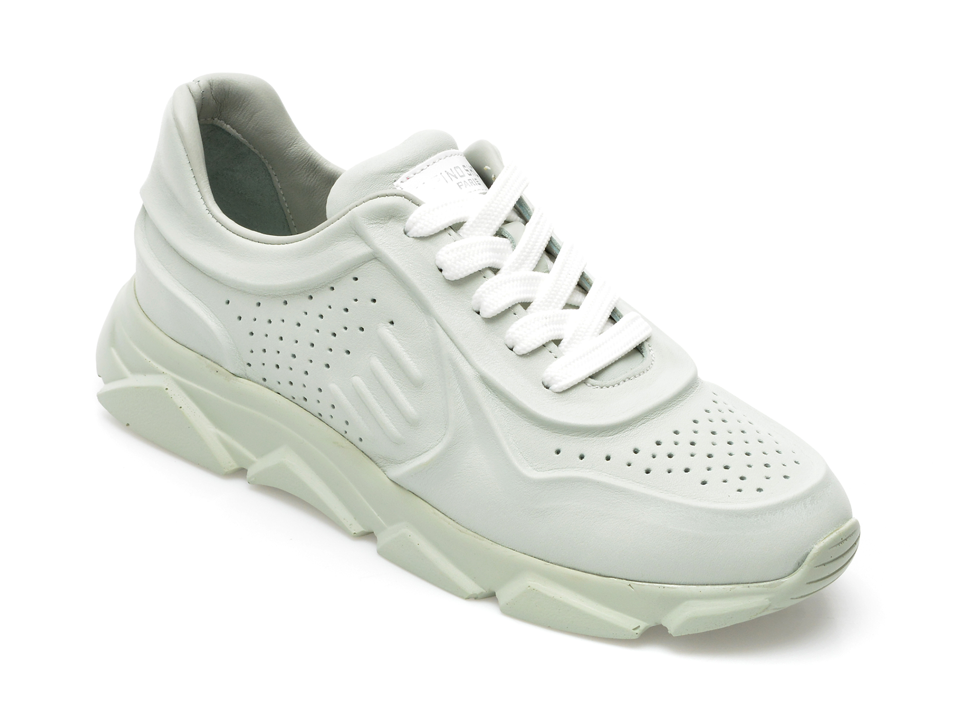 Pantofi sport ALPINO verzi, 2064, din piele naturala /femei/pantofi imagine noua