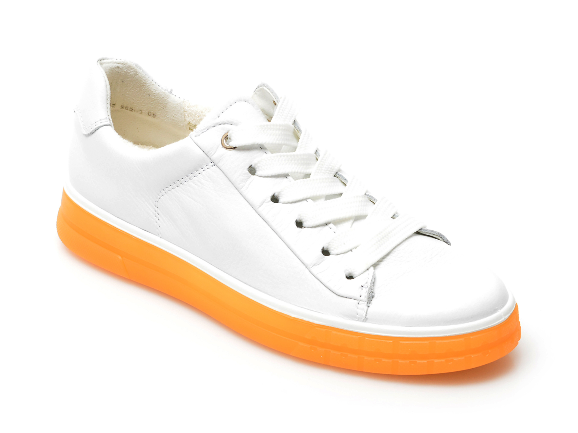 Pantofi sport ARA albi, 25200, din piele naturala /femei/pantofi imagine noua