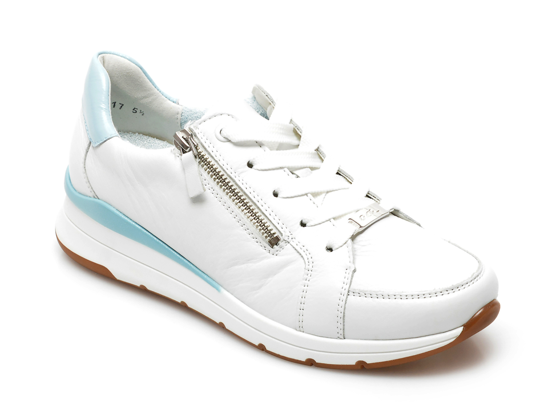 Pantofi sport ARA albi, 37717, din piele naturala 2022 ❤️ Pret Super otter.ro imagine noua 2022