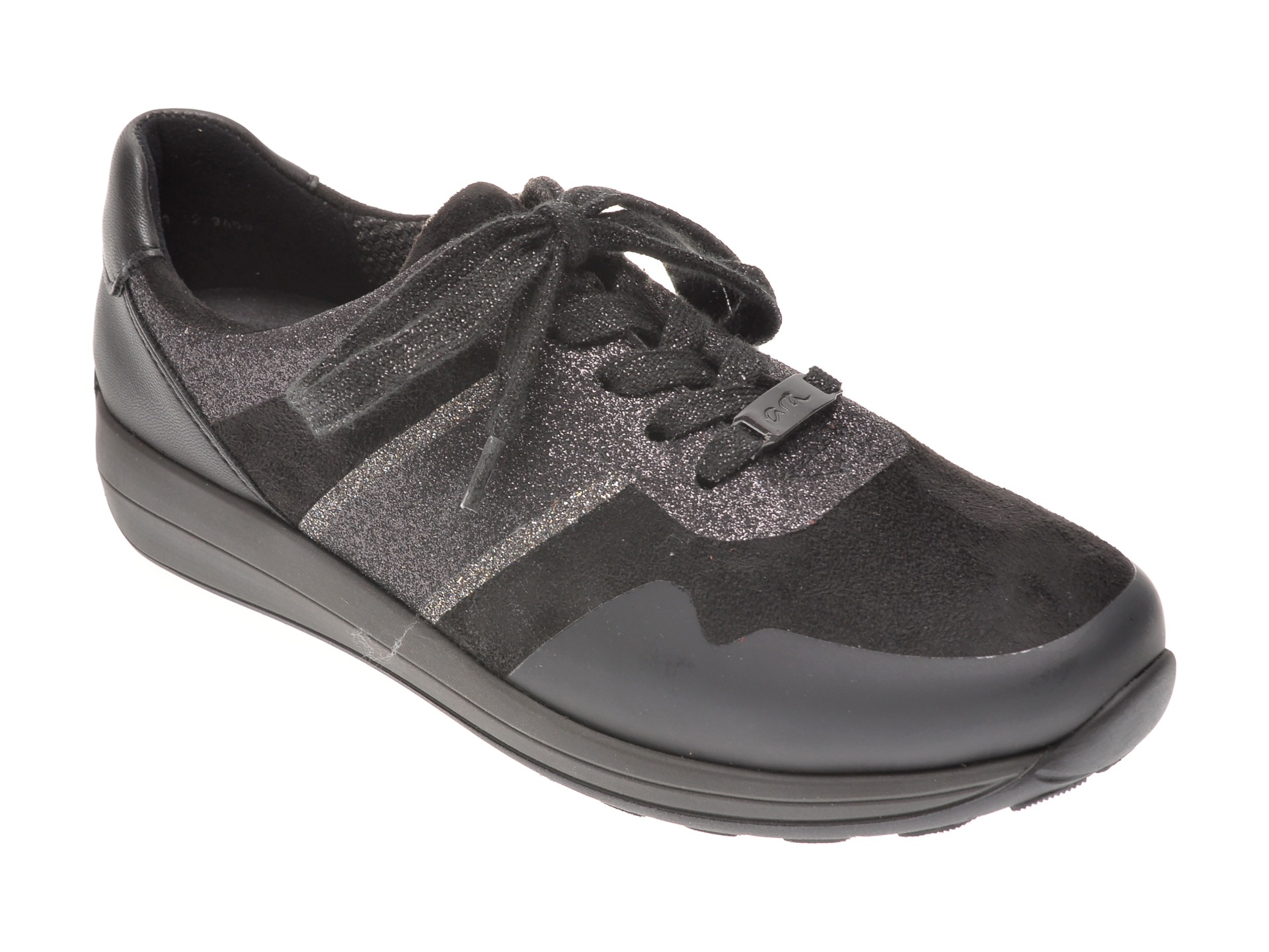 Pantofi sport ARA negri, 34589, din material textil