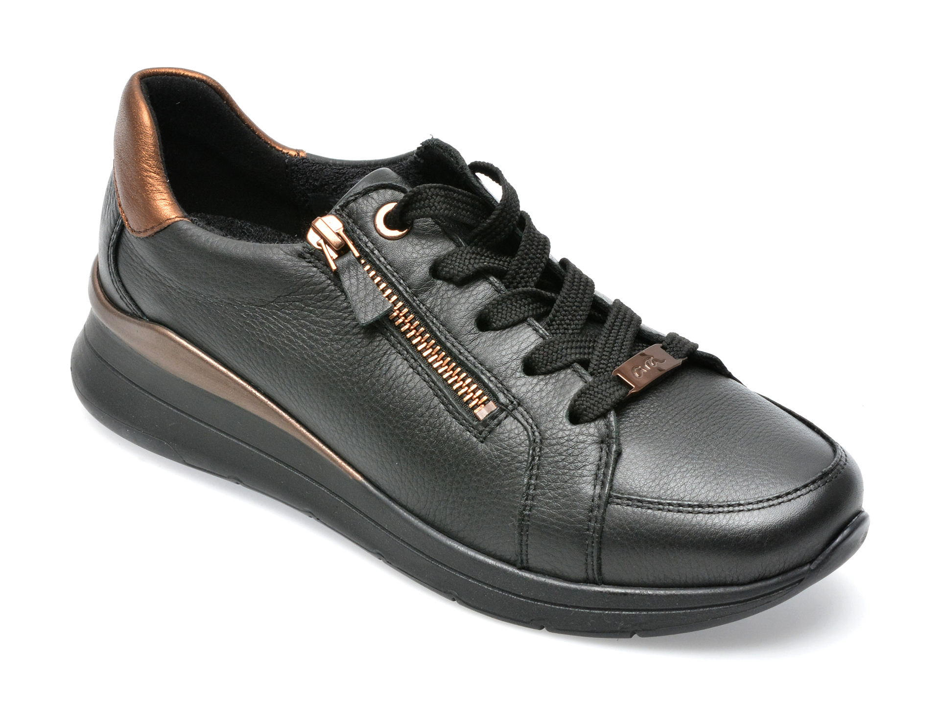 Pantofi sport ARA negri, 37717, din piele naturala /femei/pantofi