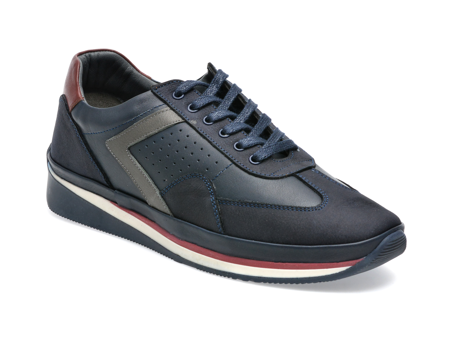 Pantofi sport AXXELLL bleumarin, AV002, din piele naturala /barbati/pantofi imagine noua
