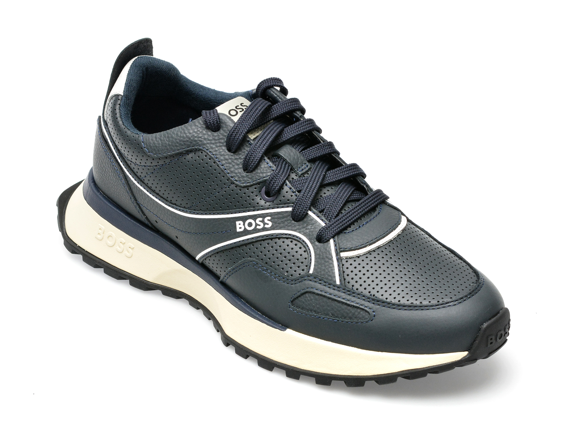 Pantofi sport BOSS bleumarin, 3231, din piele naturala /barbati/pantofi