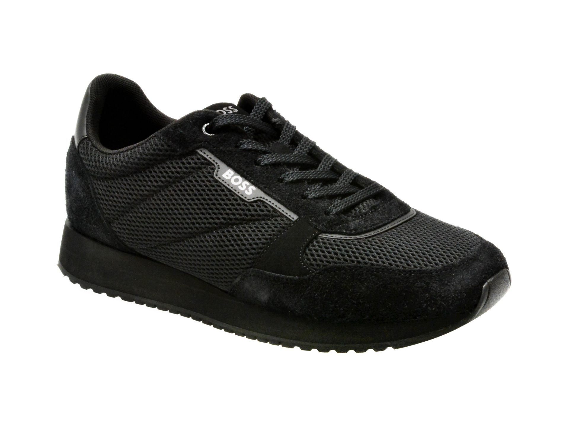 Pantofi sport BOSS negri, 73581, din material textil
