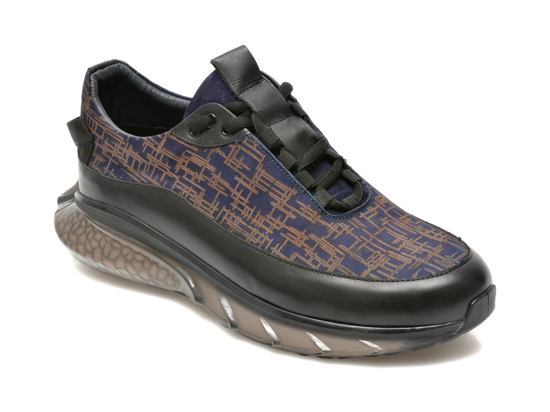 Pantofi sport BRAVELLI bleumarin, 19501, din piele naturala Bravelli imagine super redus 2022