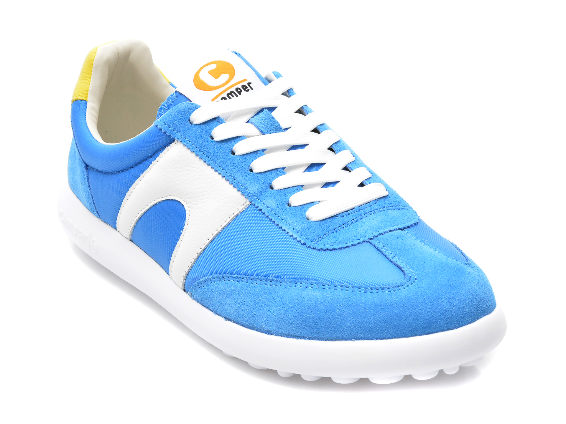 Pantofi sport CAMPER albastri, K100545, din material textil si piele naturala