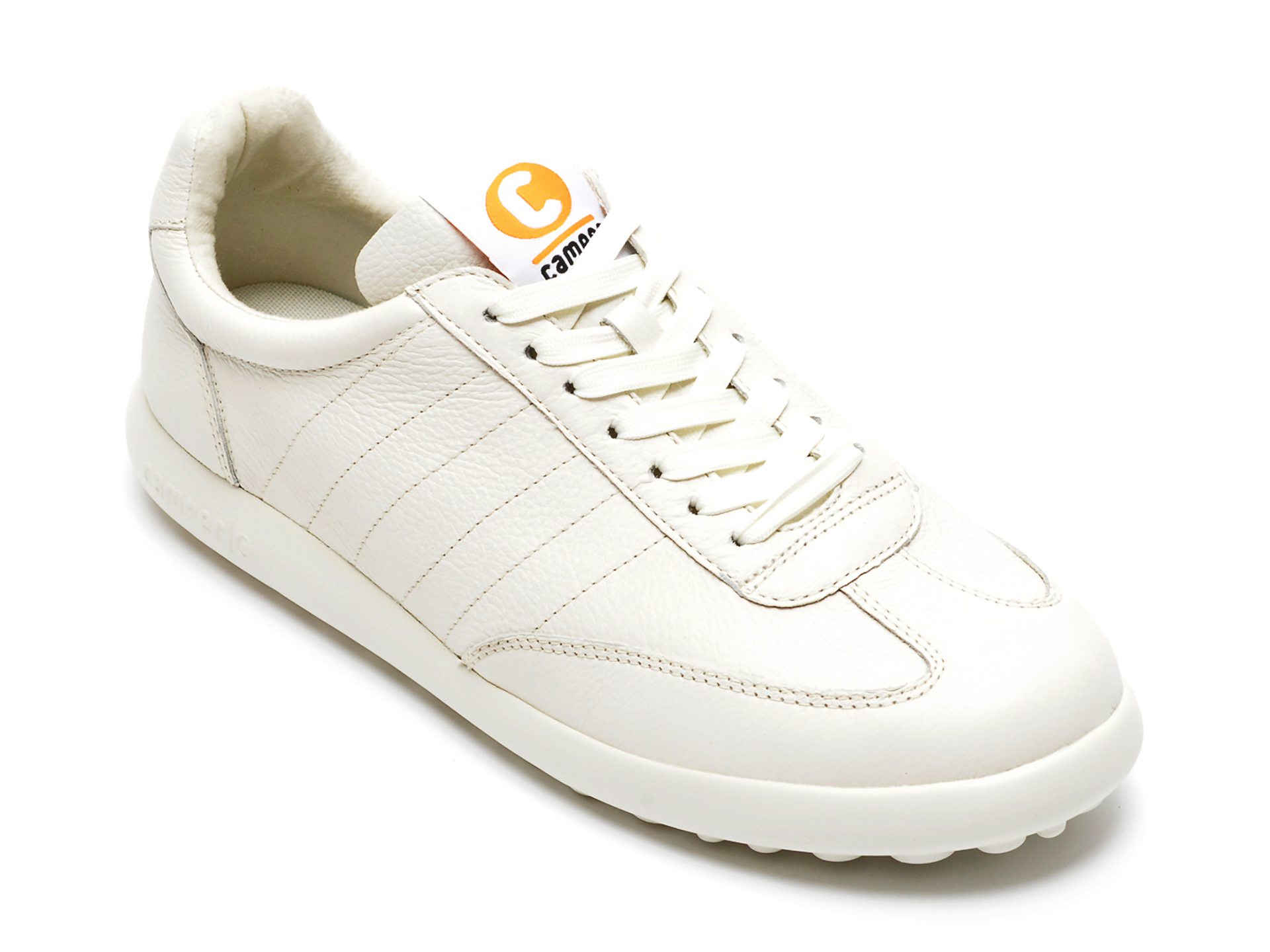 Pantofi sport CAMPER albi, K100817, din piele naturala