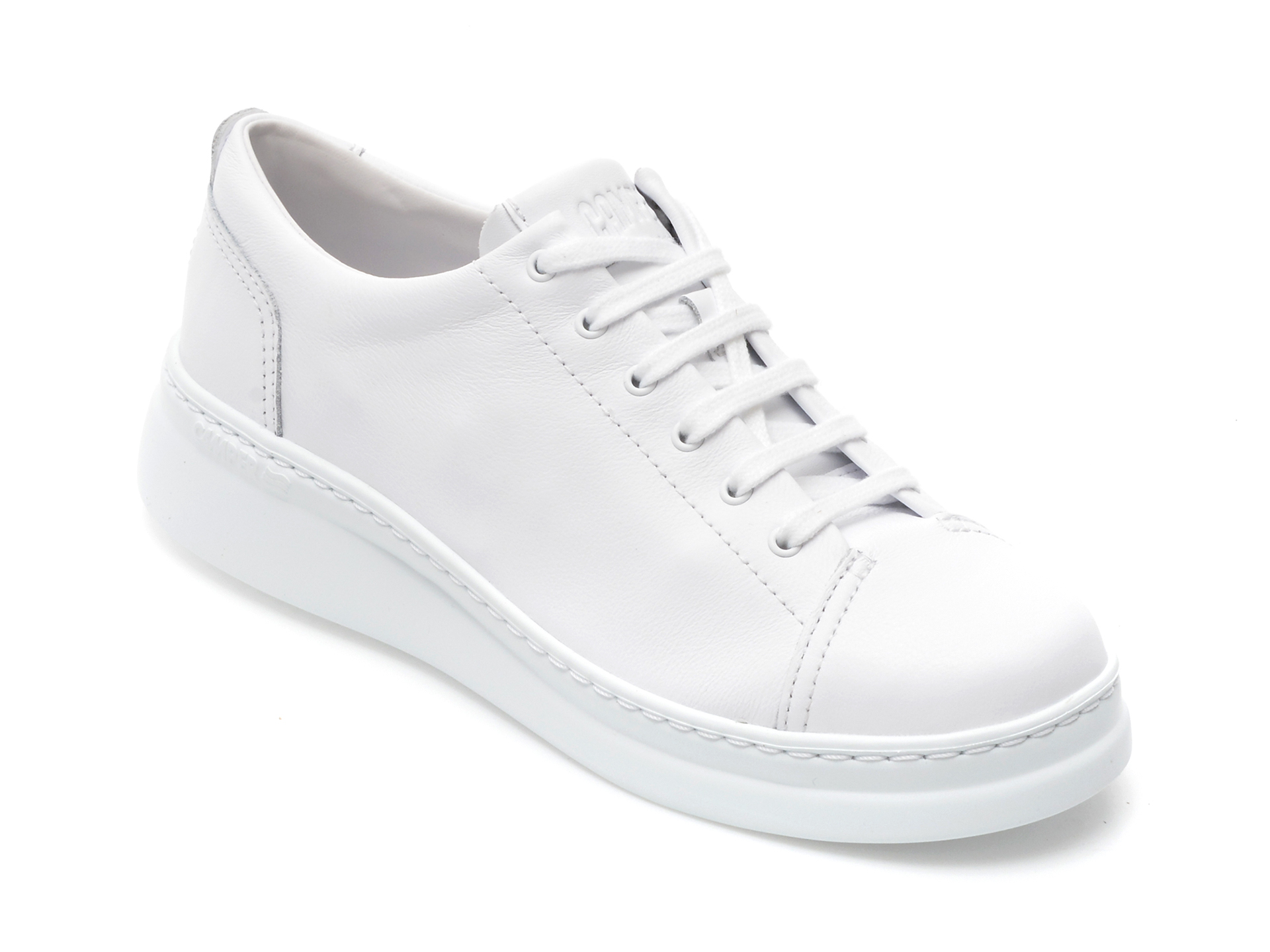 Pantofi sport CAMPER albi, K200508, din piele naturala imagine reduceri black friday 2021 Camper