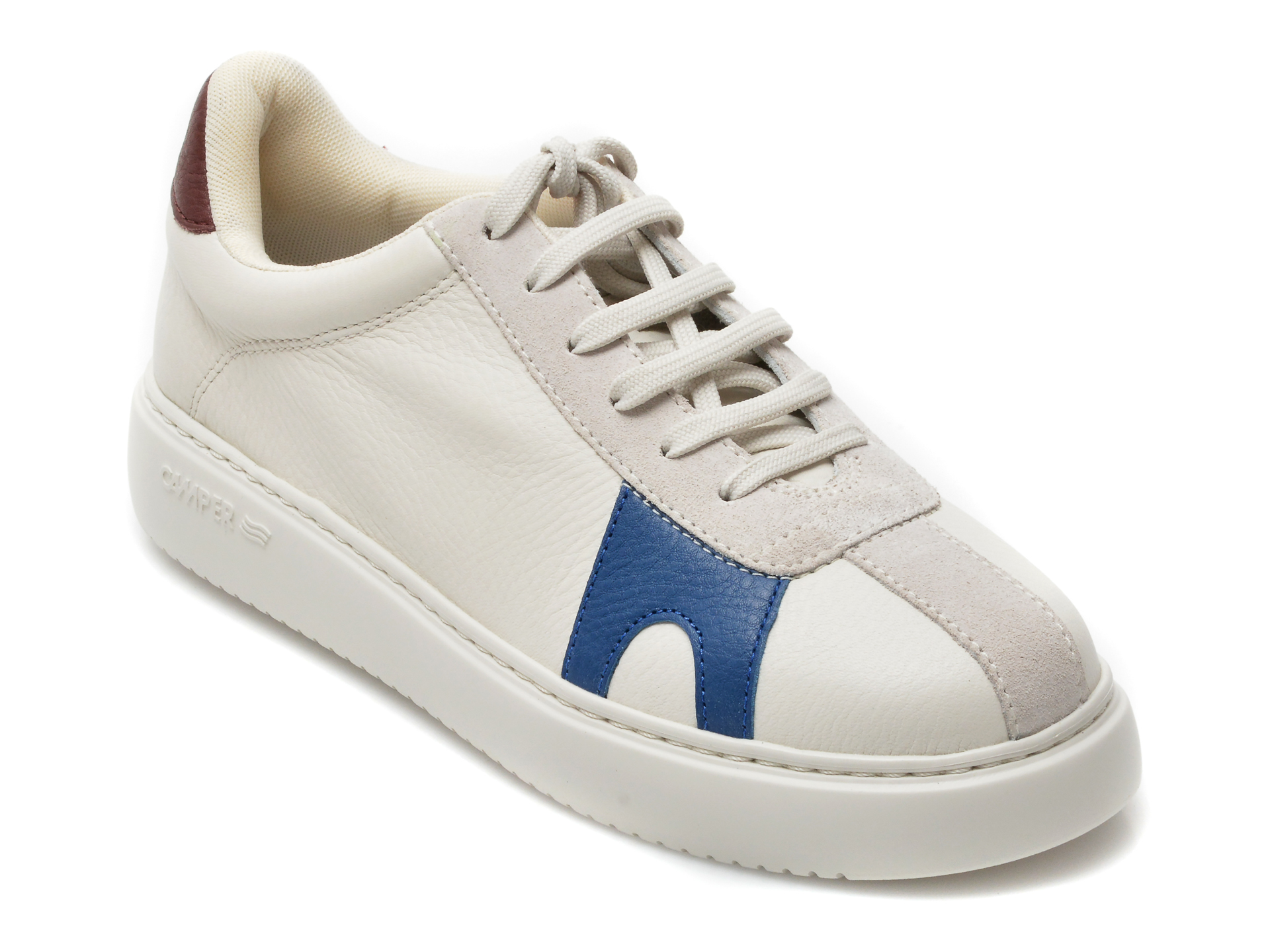 Pantofi sport CAMPER albi, K201311, din piele naturala /femei/pantofi INCALTAMINTE