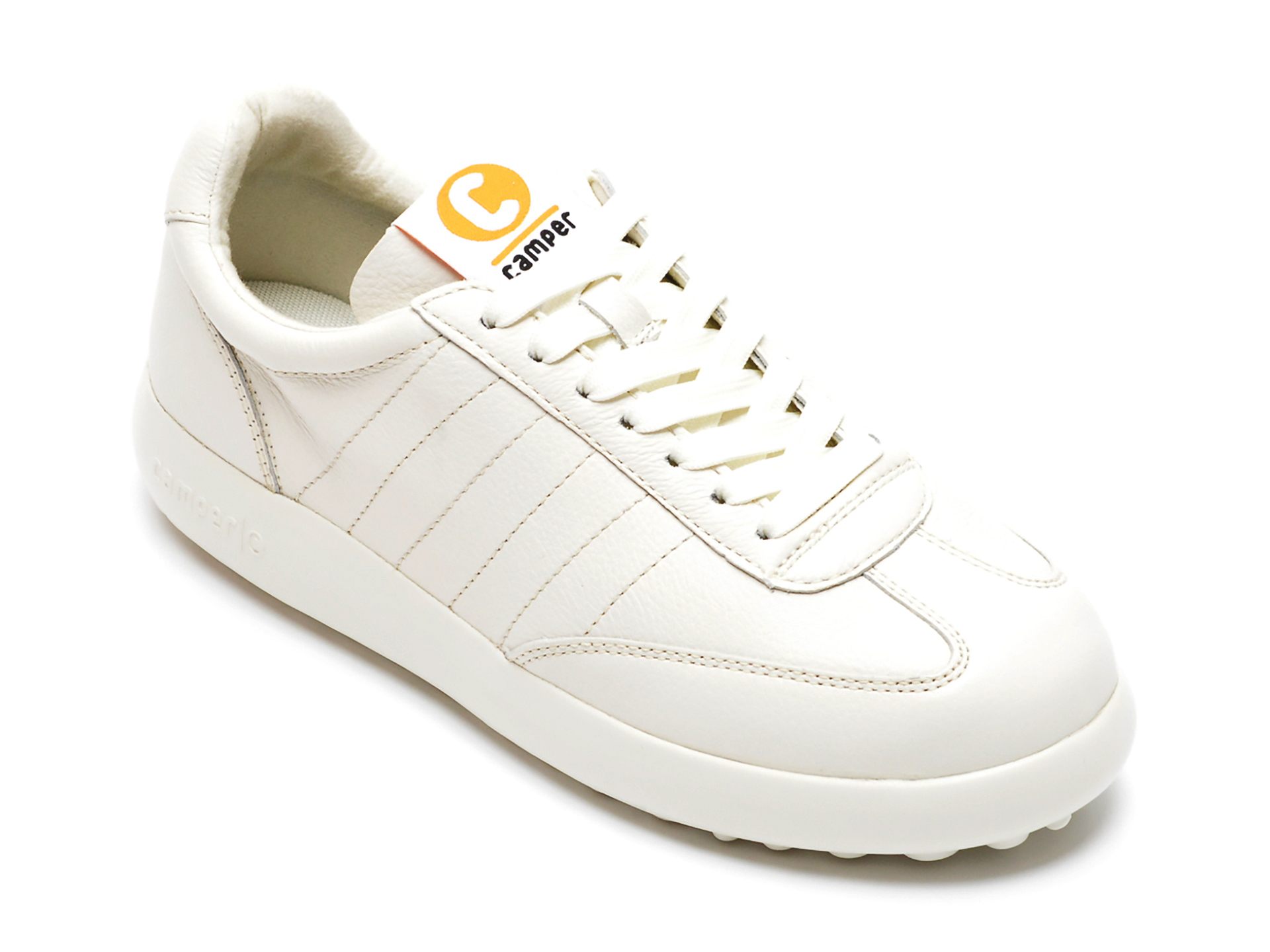 Pantofi sport CAMPER albi, K201392, din piele naturala 2023 ❤️ Pret Super Black Friday otter.ro imagine noua 2022