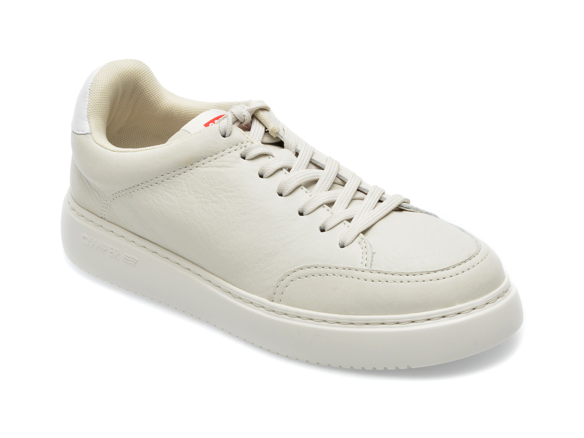 Pantofi sport CAMPER albi, K201438, din piele naturala /femei/pantofi imagine super redus 2022