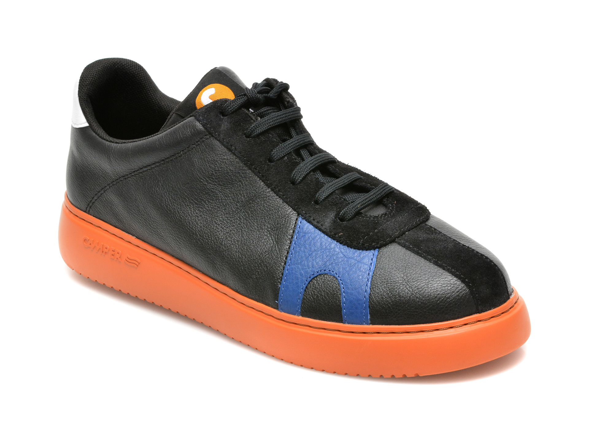 Pantofi sport CAMPER negri, K100743, din piele naturala Camper imagine 2022 13clothing.ro